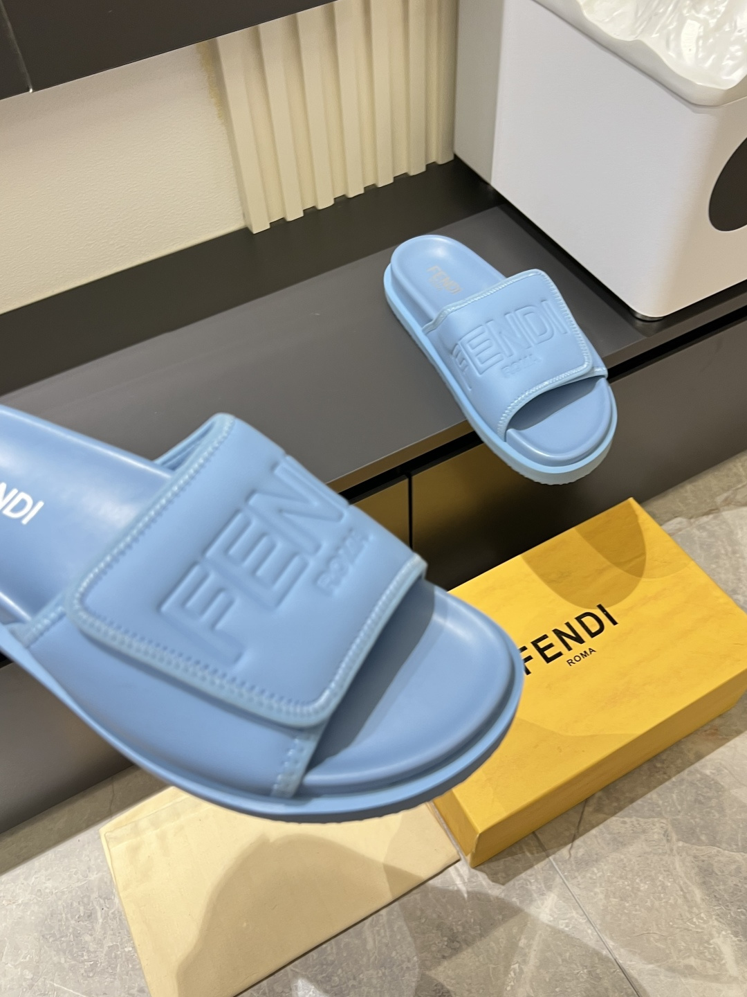 Cheap Fendi Slippers And Sandals For Men in 211254, $45 USD- [IB211254] - Replica Fendi Slippers And Sandals For Men