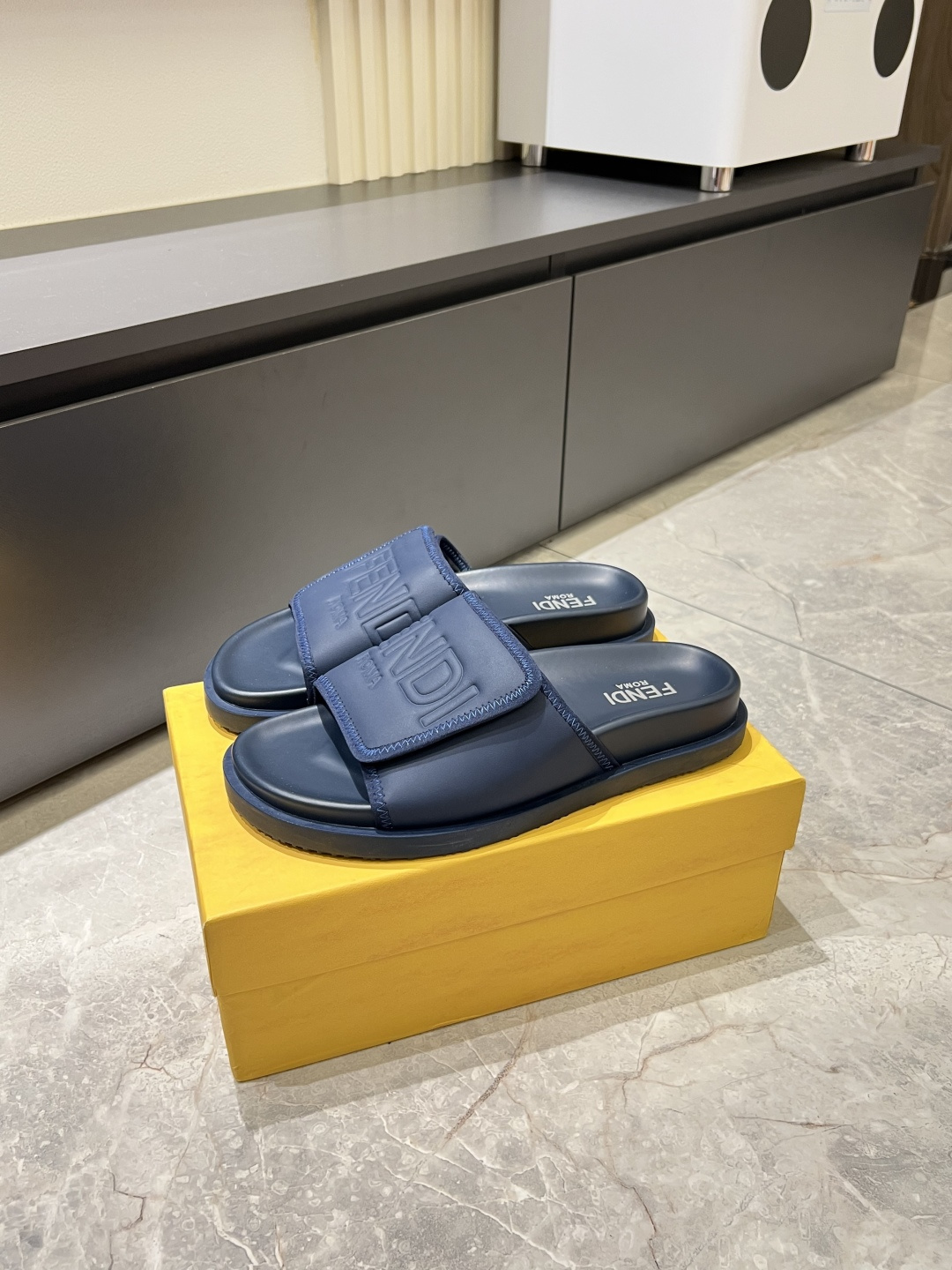 Cheap Fendi Slippers And Sandals For Men in 211255, $45 USD- [IB211255] - Replica Fendi Slippers And Sandals For Men