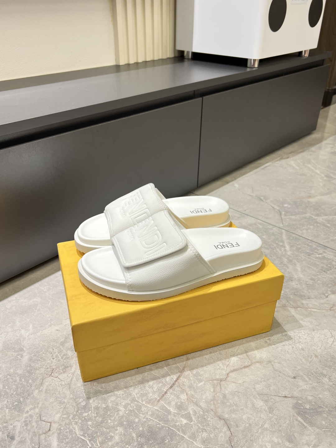 Cheap Fendi Slippers And Sandals For Men in 211256, $45 USD- [IB211256] - Replica Fendi Slippers And Sandals For Men