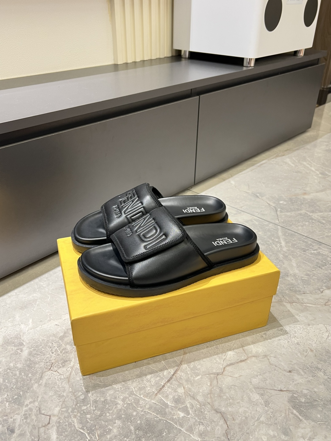 Cheap Fendi Slippers And Sandals For Men in 211257, $45 USD- [IB211257] - Replica Fendi Slippers And Sandals For Men