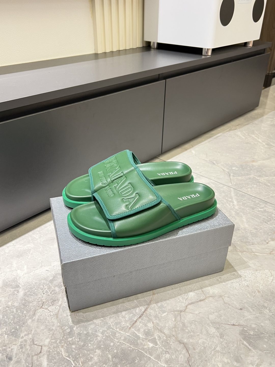 Cheap Prada Slippers For Men in 211258, $45 USD- [IB211258] - Replica Prada Slippers For Men