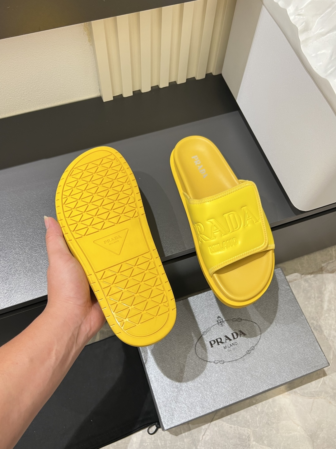 Cheap Prada Slippers For Men in 211261, $45 USD- [IB211261] - Replica Prada Slippers For Men
