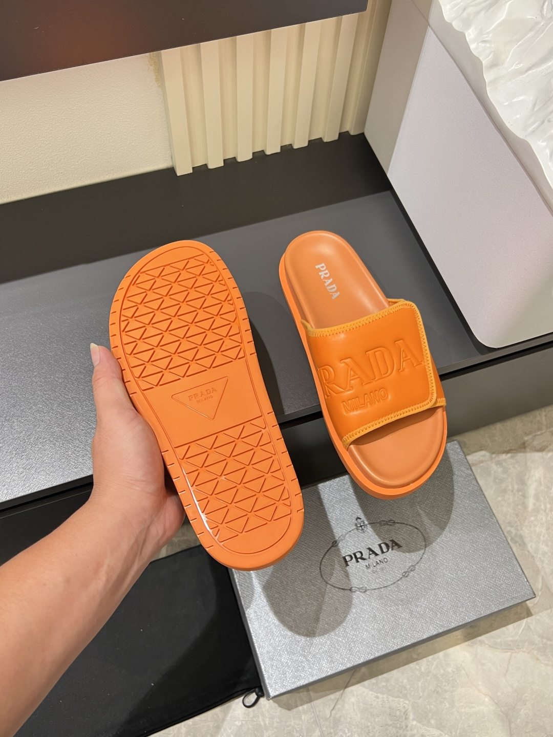 Cheap Prada Slippers For Men in 211262, $45 USD- [IB211262] - Replica Prada Slippers For Men