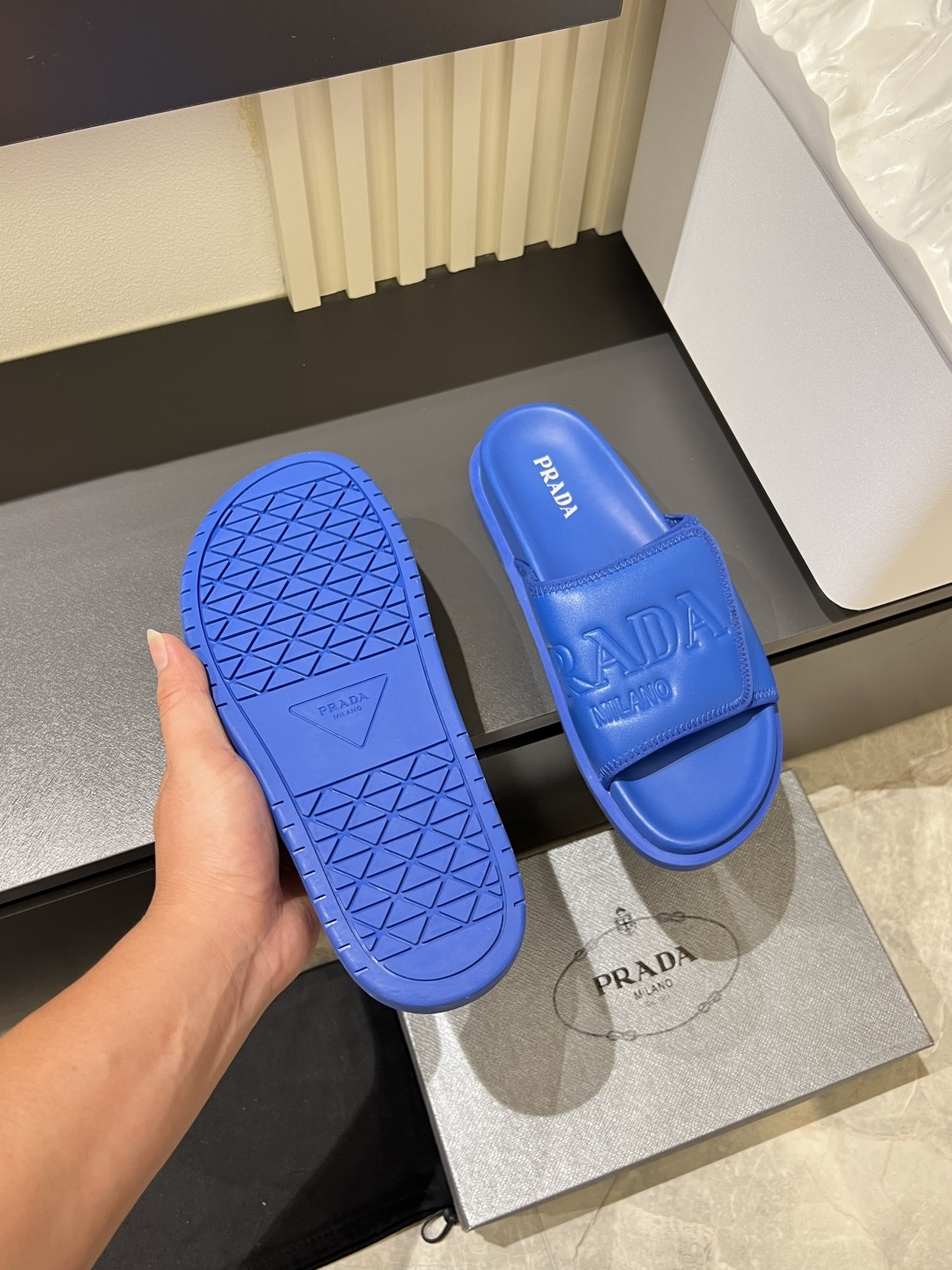 Cheap Prada Slippers For Men in 211263, $45 USD- [IB211263] - Replica Prada Slippers For Men