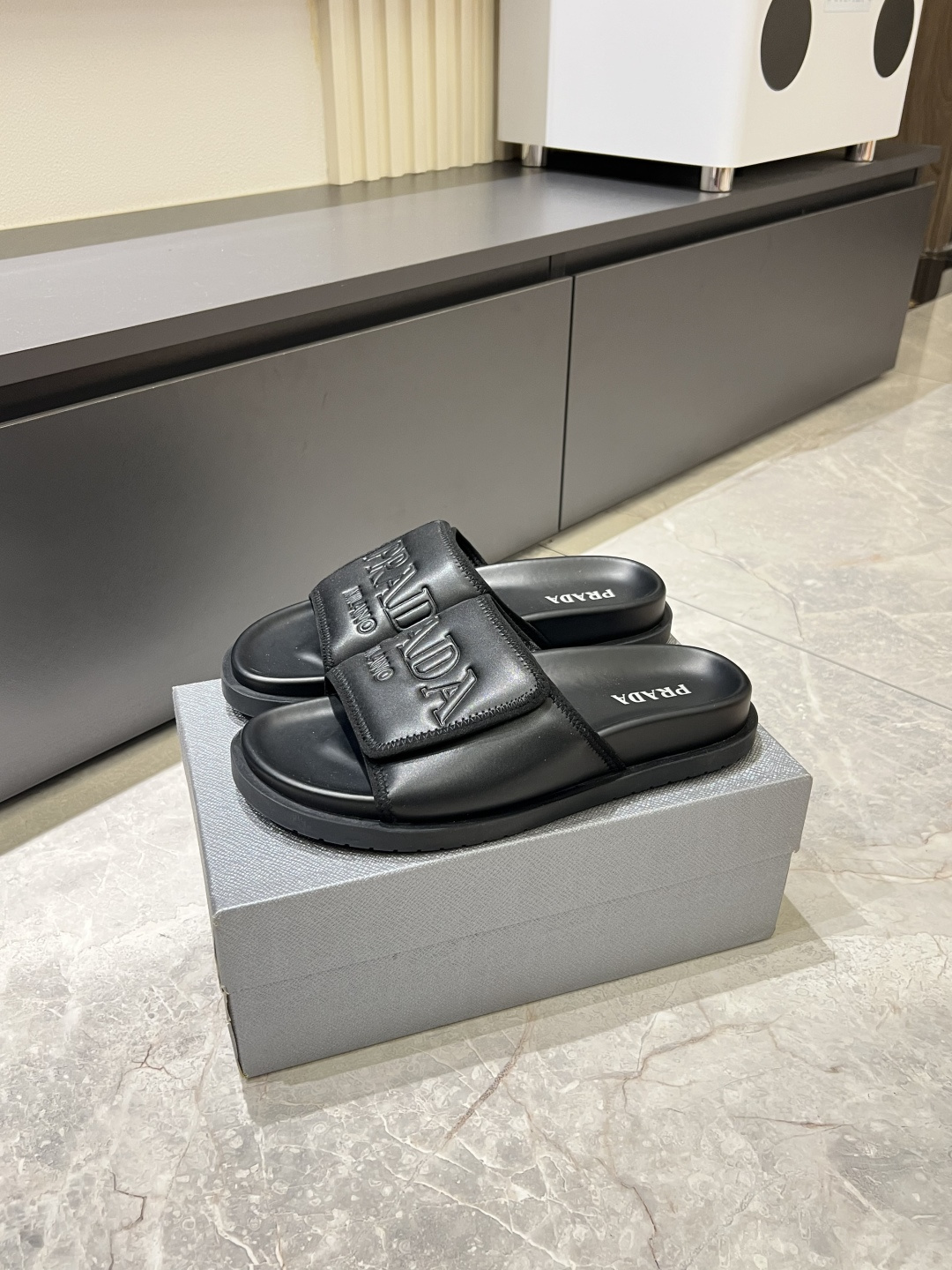 Cheap Prada Slippers For Men in 211267, $45 USD- [IB211267] - Replica Prada Slippers For Men