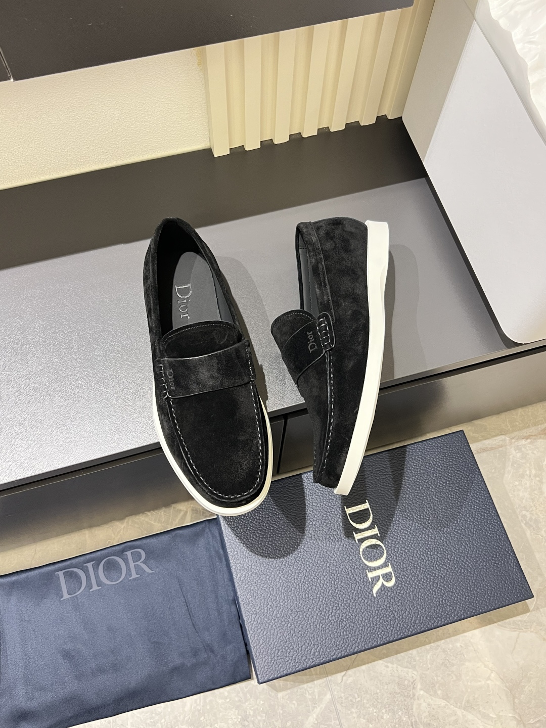 Cheap Dior Loafers For Men in 211285, $55 USD- [IB211285] - Replica Dior Loafers For Men