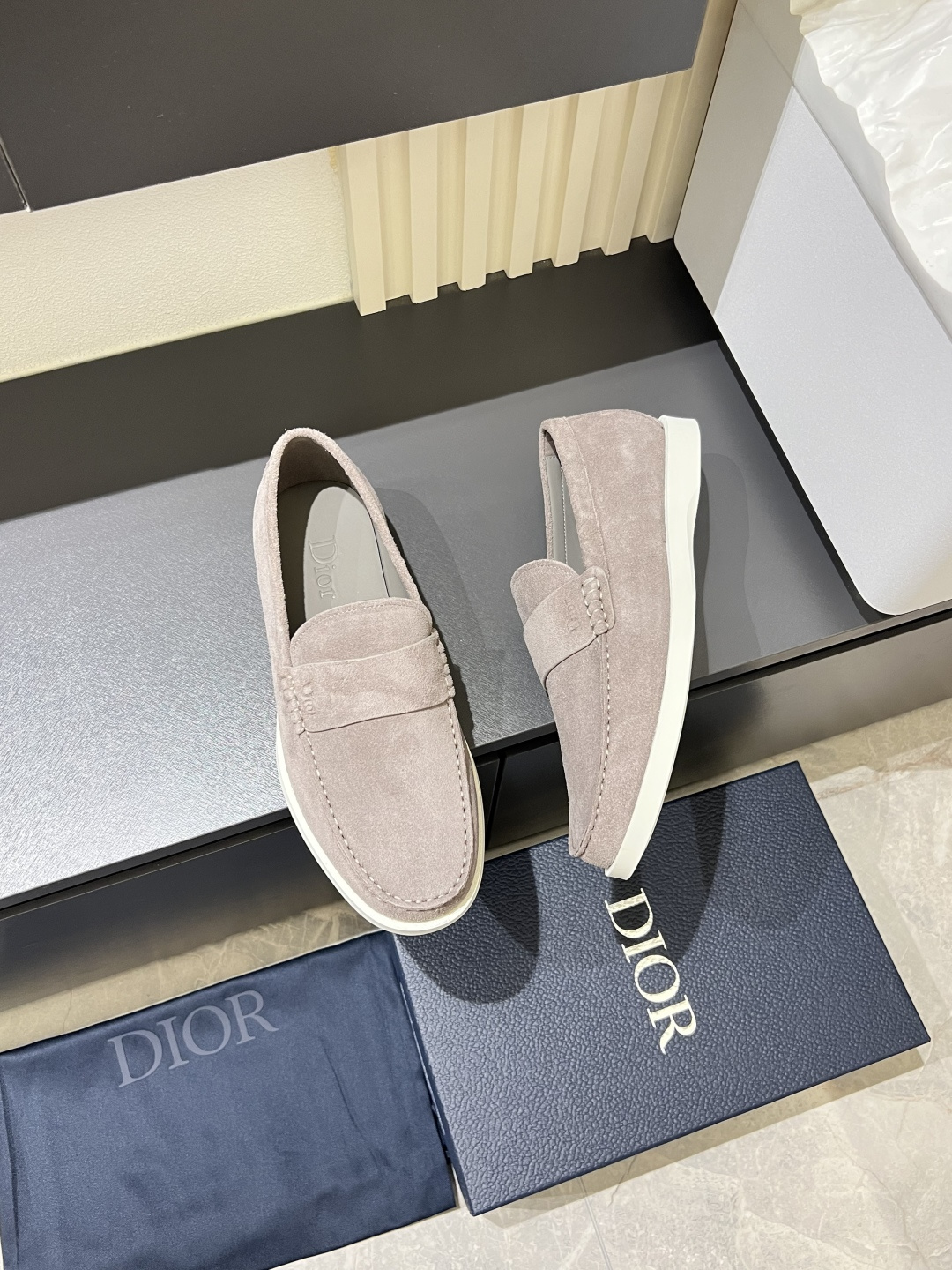 Cheap Dior Loafers For Men in 211288, $55 USD- [IB211288] - Replica Dior Loafers For Men