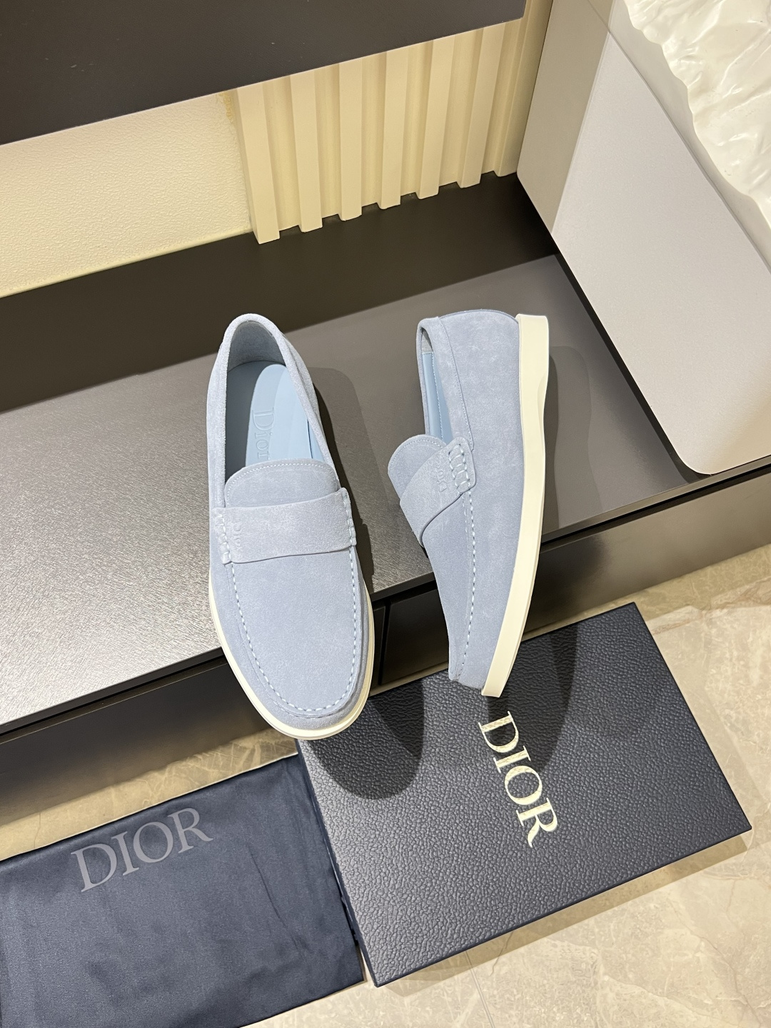 Cheap Dior Loafers For Men in 211289, $55 USD- [IB211289] - Replica Dior Loafers For Men