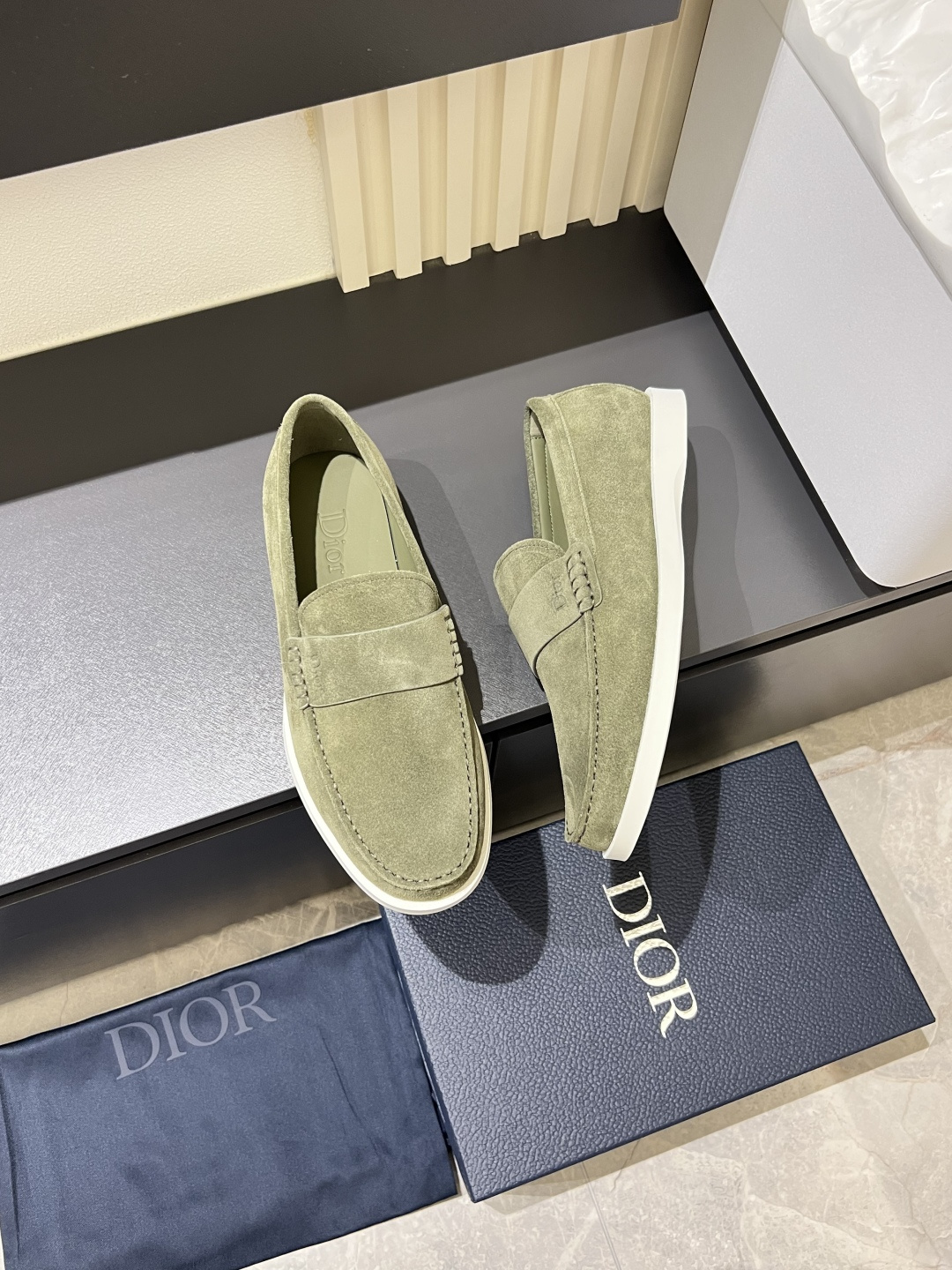 Cheap Dior Loafers For Men in 211290, $55 USD- [IB211290] - Replica Dior Loafers For Men
