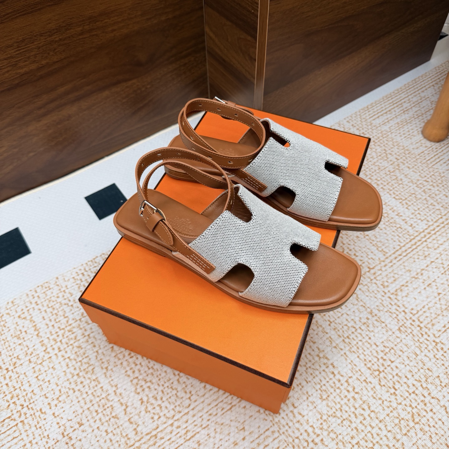 Cheap Hermes Slippers For Women in 211372, $65 USD- [IB211372] - Replica Hermes Slippers For Women