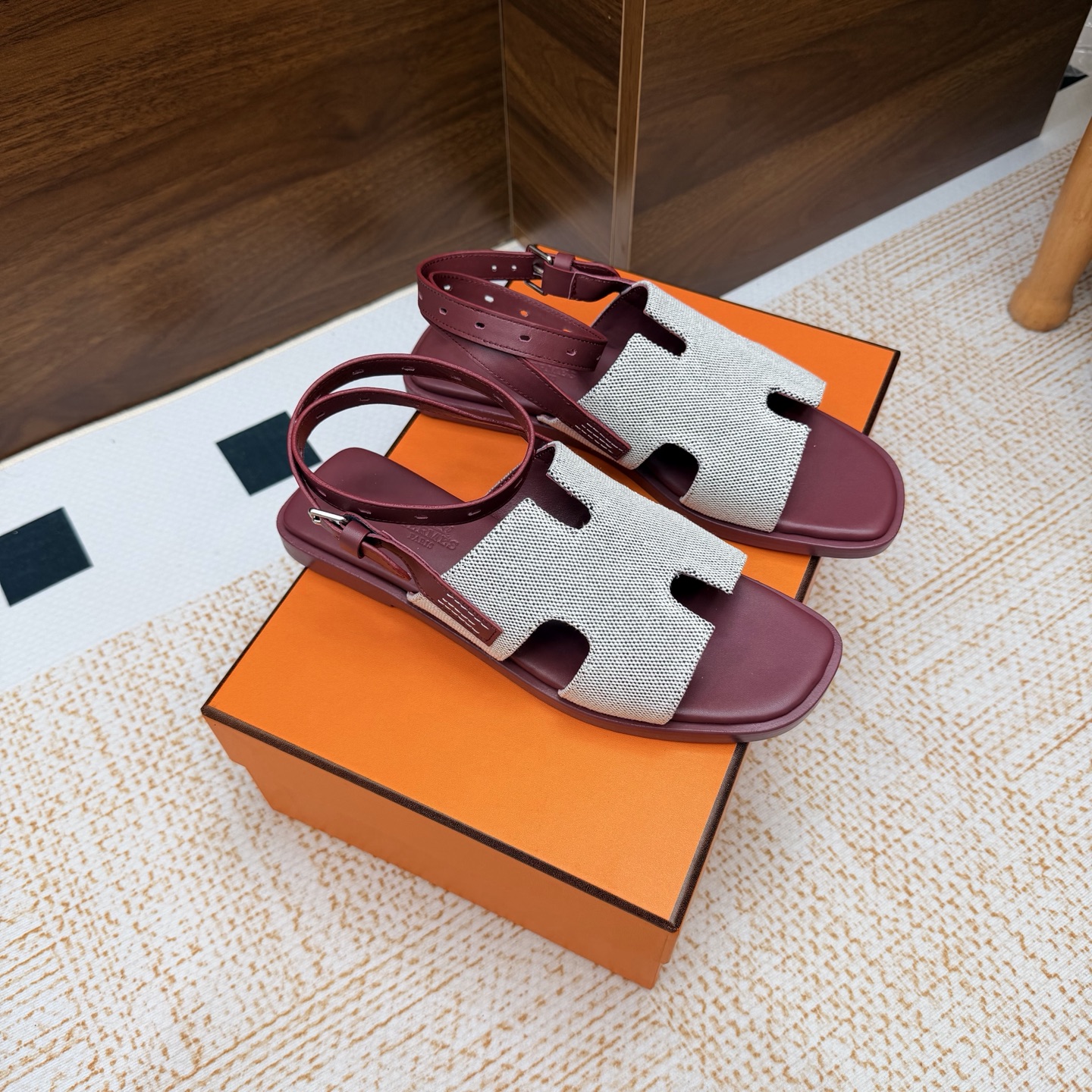 Cheap Hermes Slippers For Women in 211373, $65 USD- [IB211373] - Replica Hermes Slippers For Women