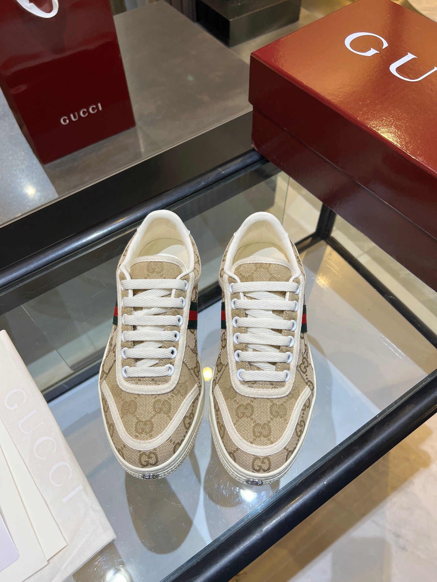 Cheap Gucci Sneakers For Men in 211378, $90 USD- [IB211378] - Replica Gucci Sneakers For Men