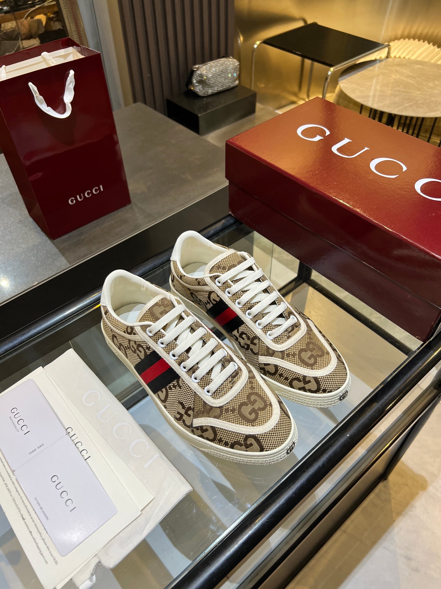 Cheap Gucci Sneakers For Men in 211381, $90 USD- [IB211381] - Replica Gucci Sneakers For Men