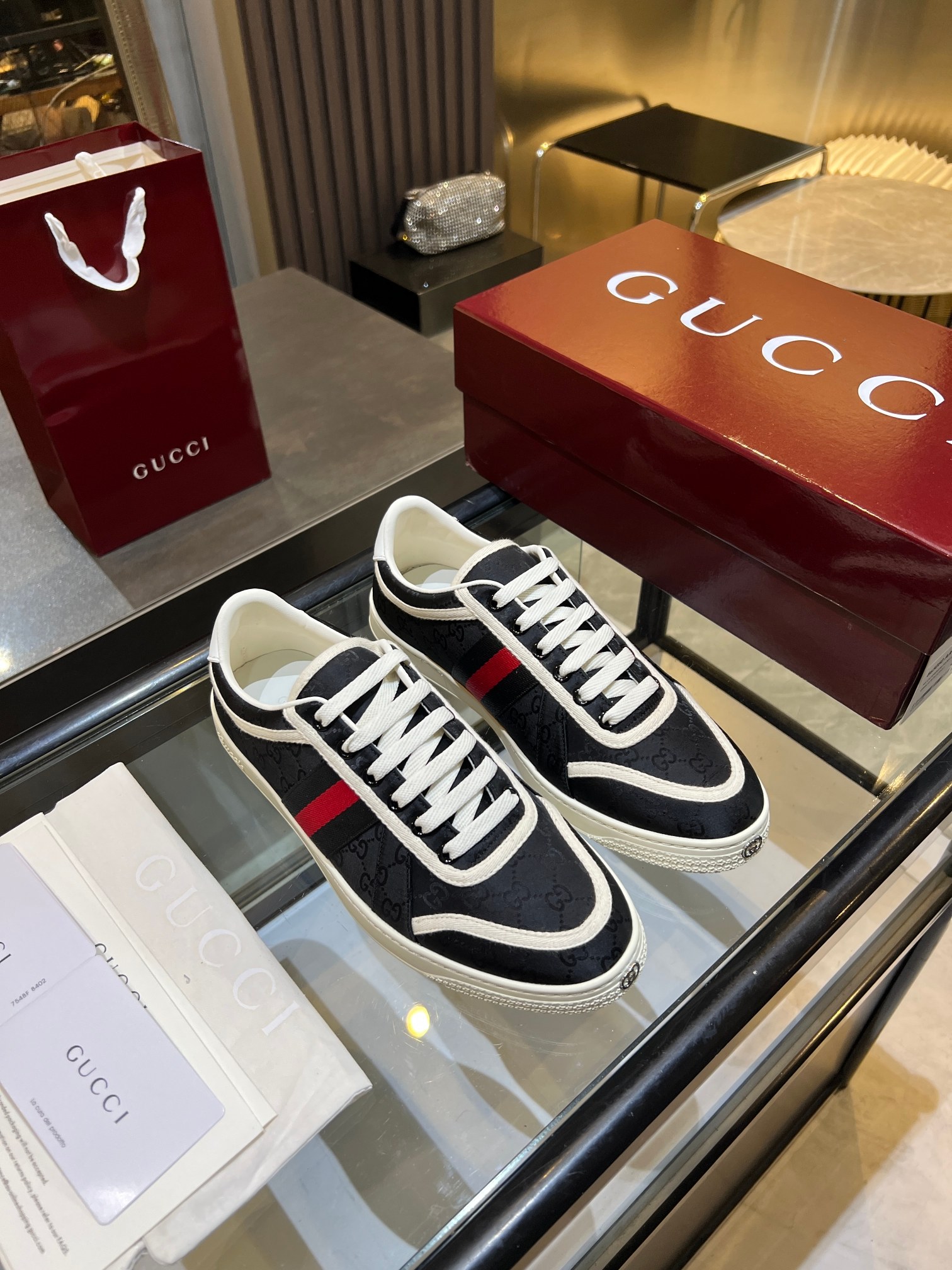 Cheap Gucci Sneakers For Men in 211385, $90 USD- [IB211385] - Replica Gucci Sneakers For Men