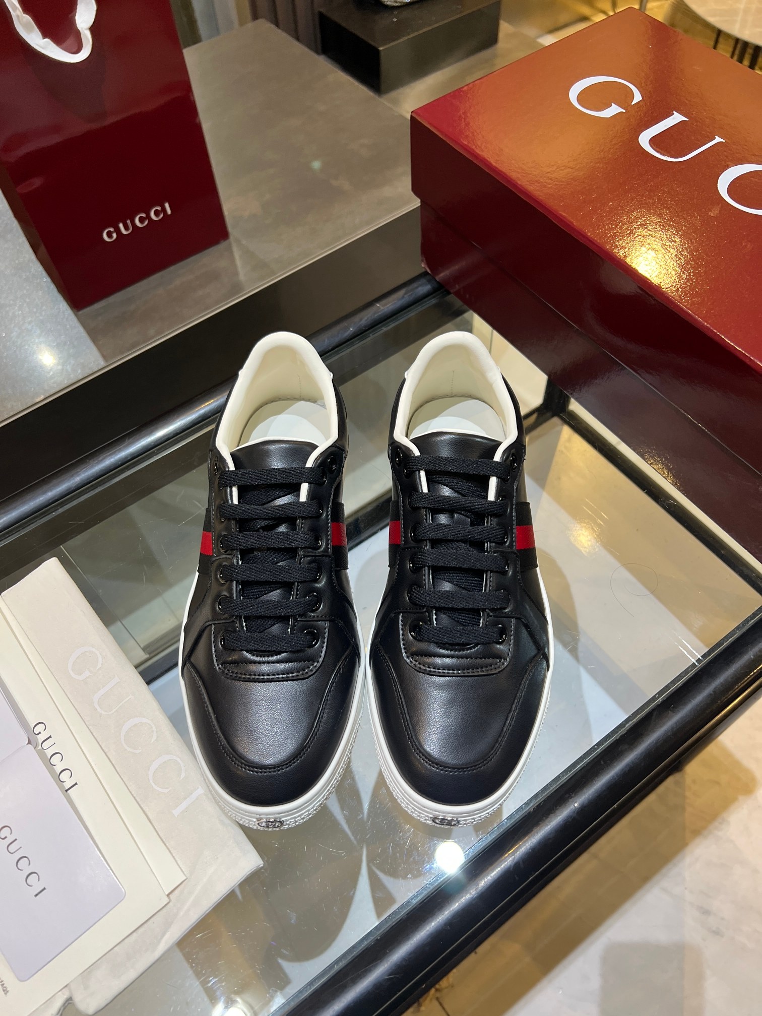 Cheap Gucci Sneakers For Men in 211387, $90 USD- [IB211387] - Replica Gucci Sneakers For Men
