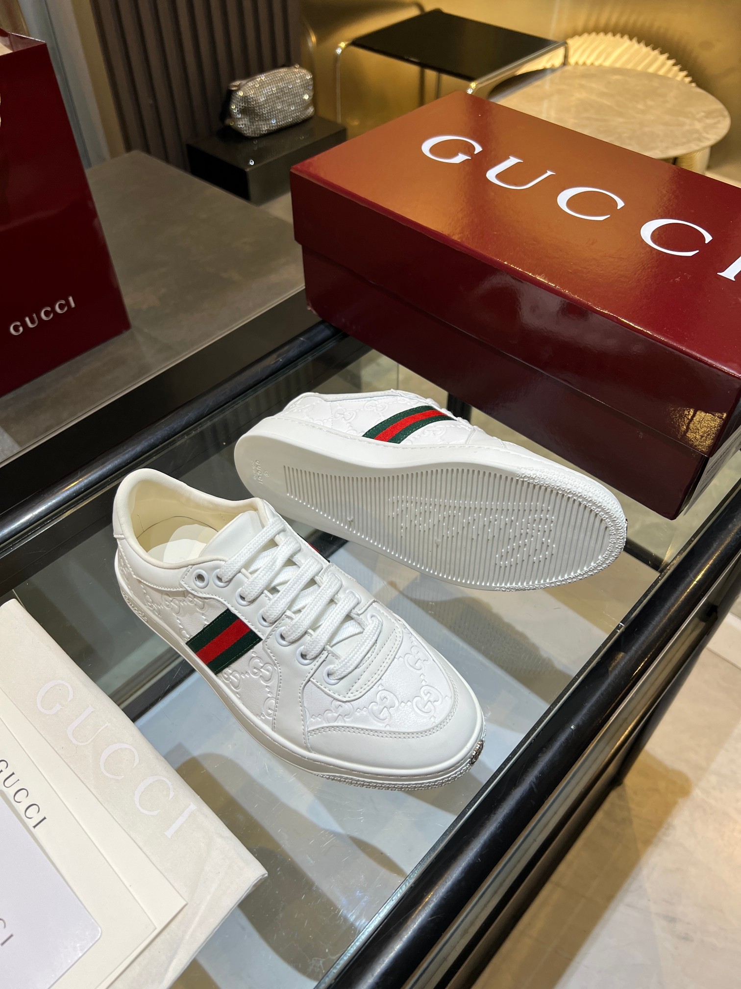 Cheap Gucci Sneakers For Men in 211388, $90 USD- [IB211388] - Replica Gucci Sneakers For Men