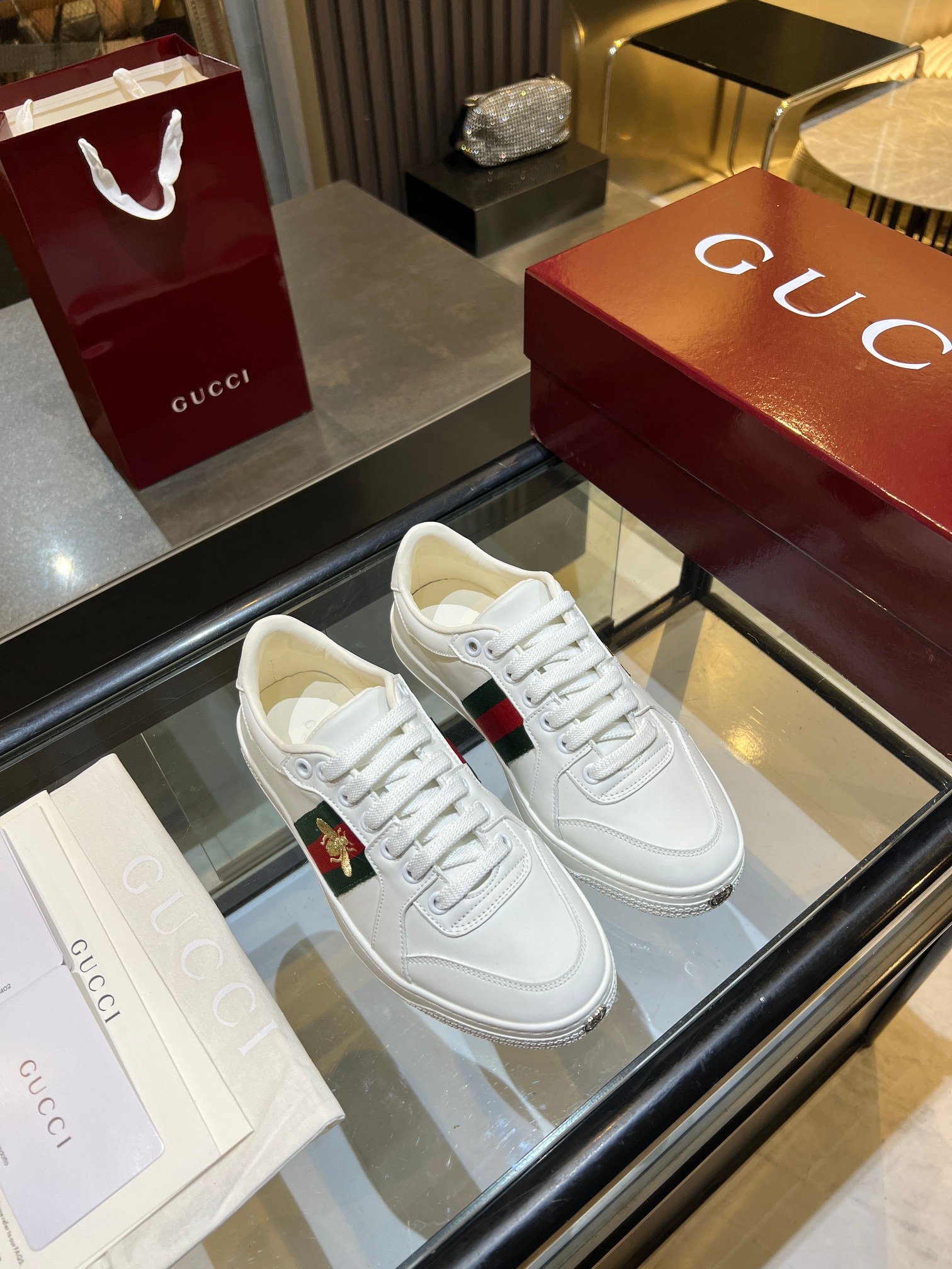 Cheap Gucci Sneakers For Men in 211391, $90 USD- [IB211391] - Replica Gucci Sneakers For Men