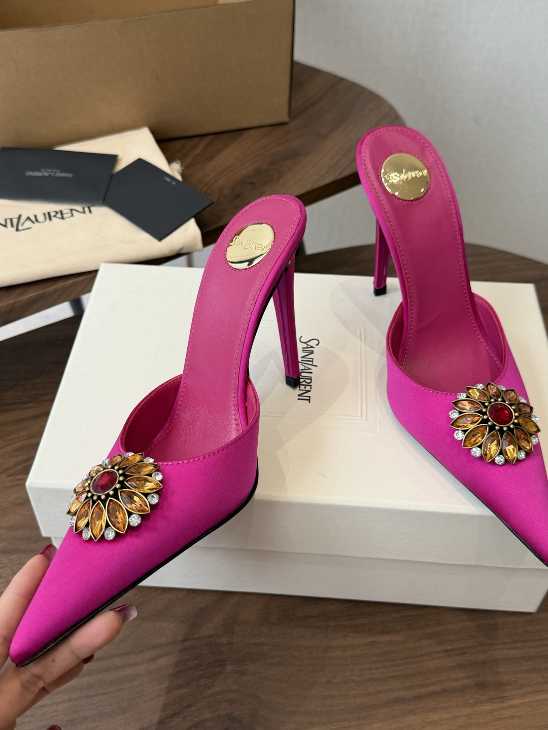 Cheap YSL Sandals For Women in 211432, $90 USD- [IB211432] - Replica YSL Sandals For Women