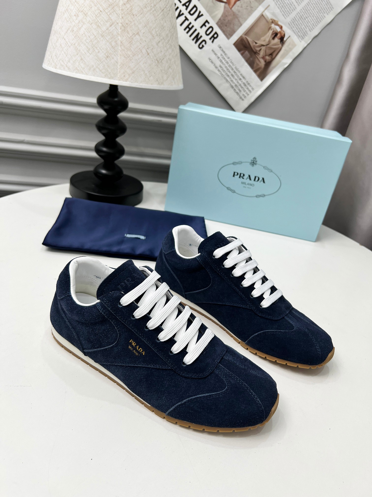 Cheap New Arrivals Prada Sneakers For Women in 211441, $75 USD- [IB211441] - Replica Prada Shoes For Women