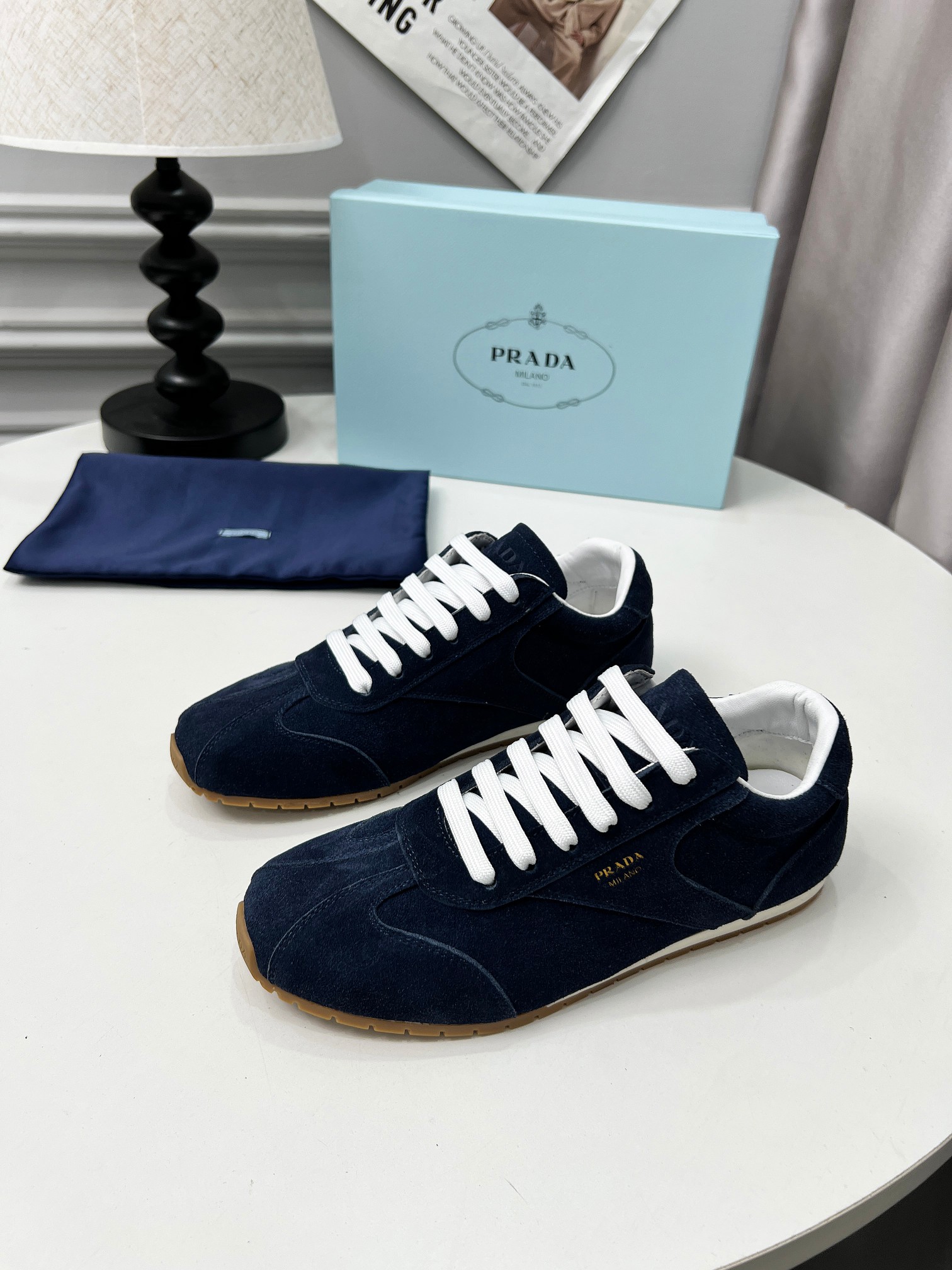 Cheap New Arrivals Prada Sneakers For Women in 211441, $75 USD- [IB211441] - Replica Prada Shoes For Women