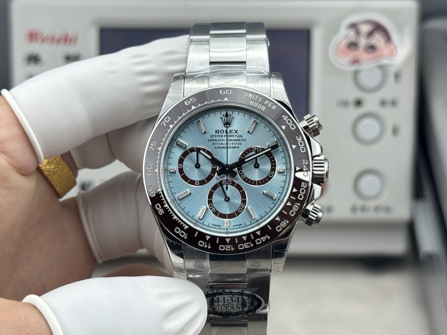Cheap Rolex Cosmograph Daytona series M126506-0002 wristwatch (Ice Blue Daytona) in 211479, $280 USD- [IB211479] - Replica Rolex AAA Quality Watches