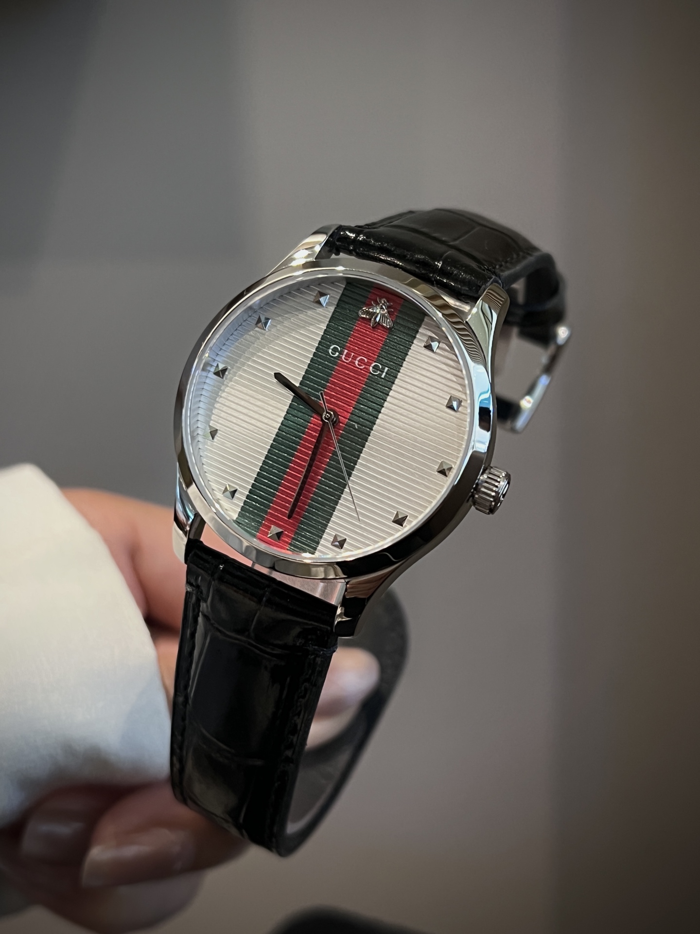 Cheap The Gucci G-Timeless YA1264123/YA126284 series, as a key element of the brand, the classic red and green ribbons and the, $280 USD- [IB211522] - Replica Gucci AAA Quality Watches