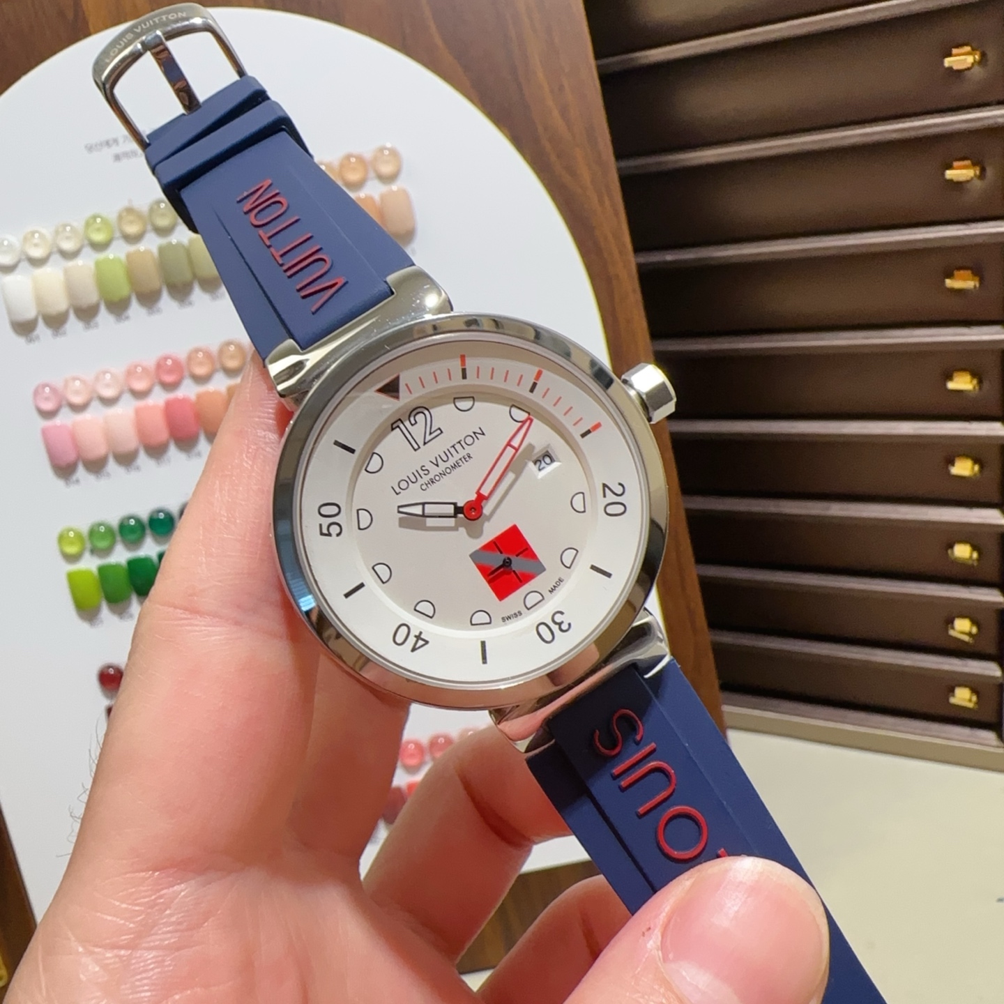 Cheap Louis Vuitton Watches in 211660, $90 USD- [IB211660] - Replica Louis Vuitton Watches