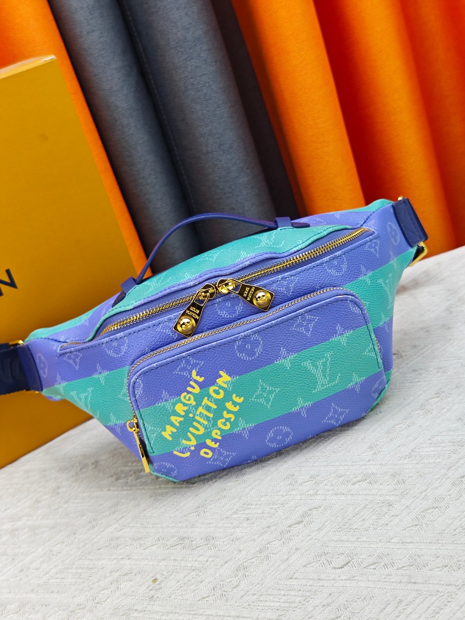 Cheap New Arrivals Louis Vuitton AAA quality Waist Bags in 211810, $70 USD- [IB211810] - Replica Louis Vuitton AAA+++ bags For Men
