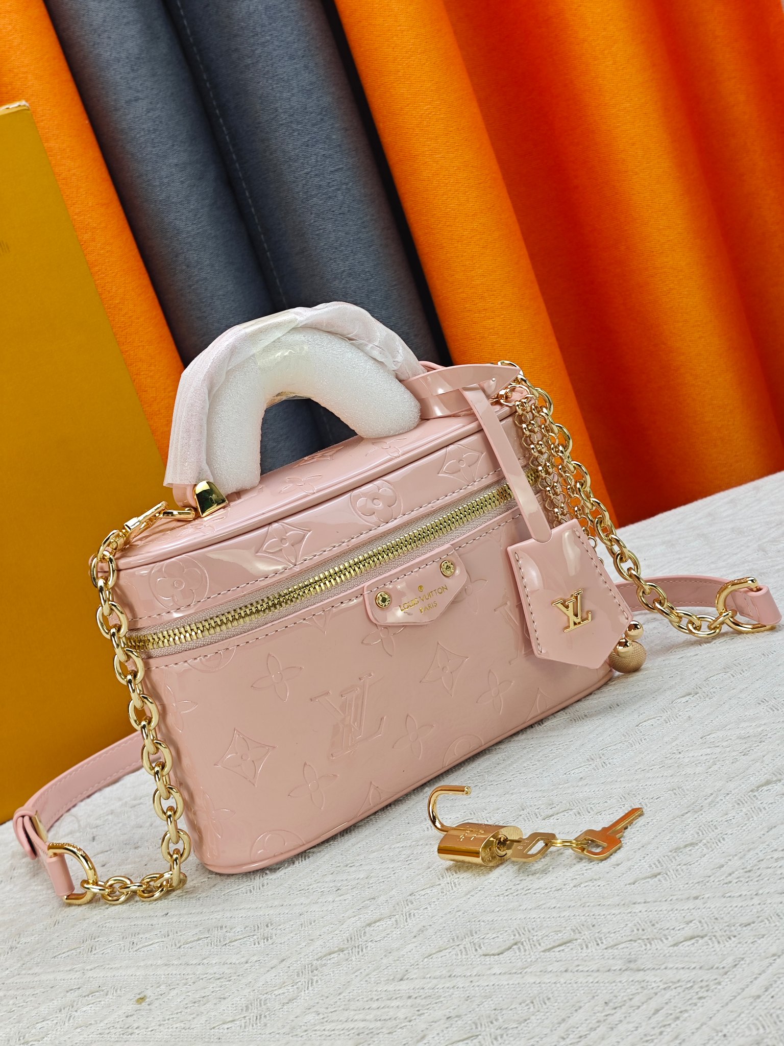 Cheap New Arrivals Louis Vuitton AAA quality Vanity Chain Pouch  in 211820, $80 USD- [IB211820] - Replica Louis Vuitton AAA quality Vanity Pouch