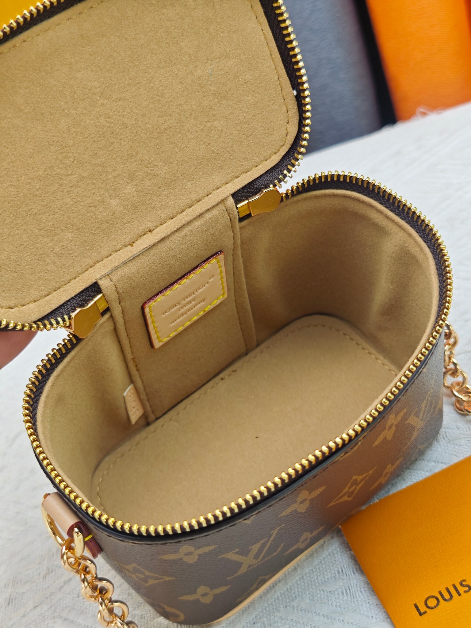Cheap New Arrivals Louis Vuitton AAA quality Vanity Chain Pouch  in 211832, $70 USD- [IB211832] - Replica Louis Vuitton AAA quality Vanity Pouch