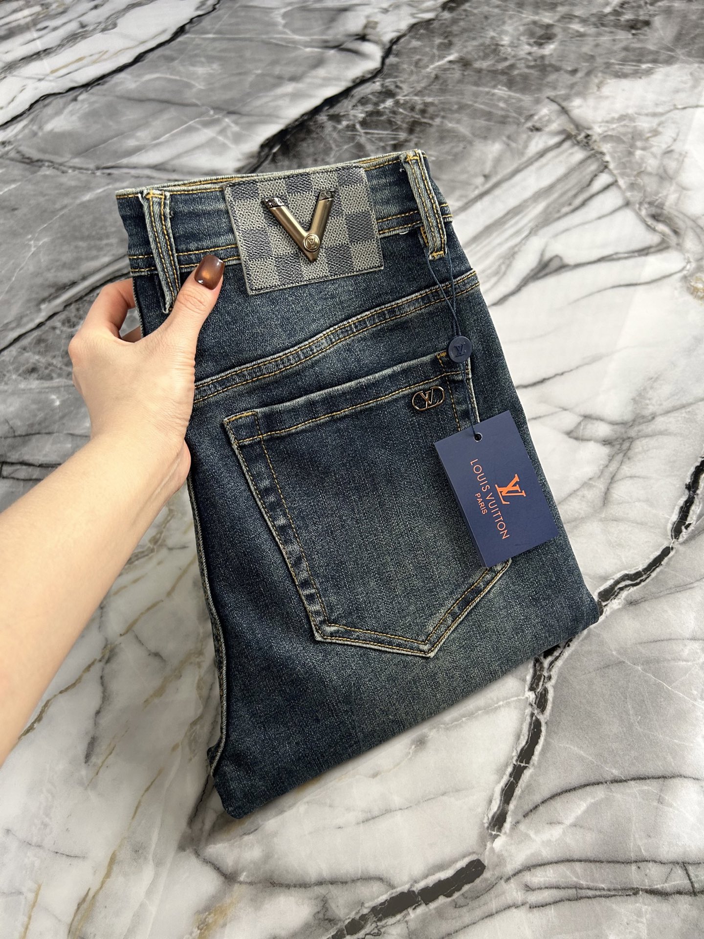 Cheap Louis Vuitton Pants for Men in 211862, $50 USD- [IB211862] - Replica Louis Vuitton Pants for Men