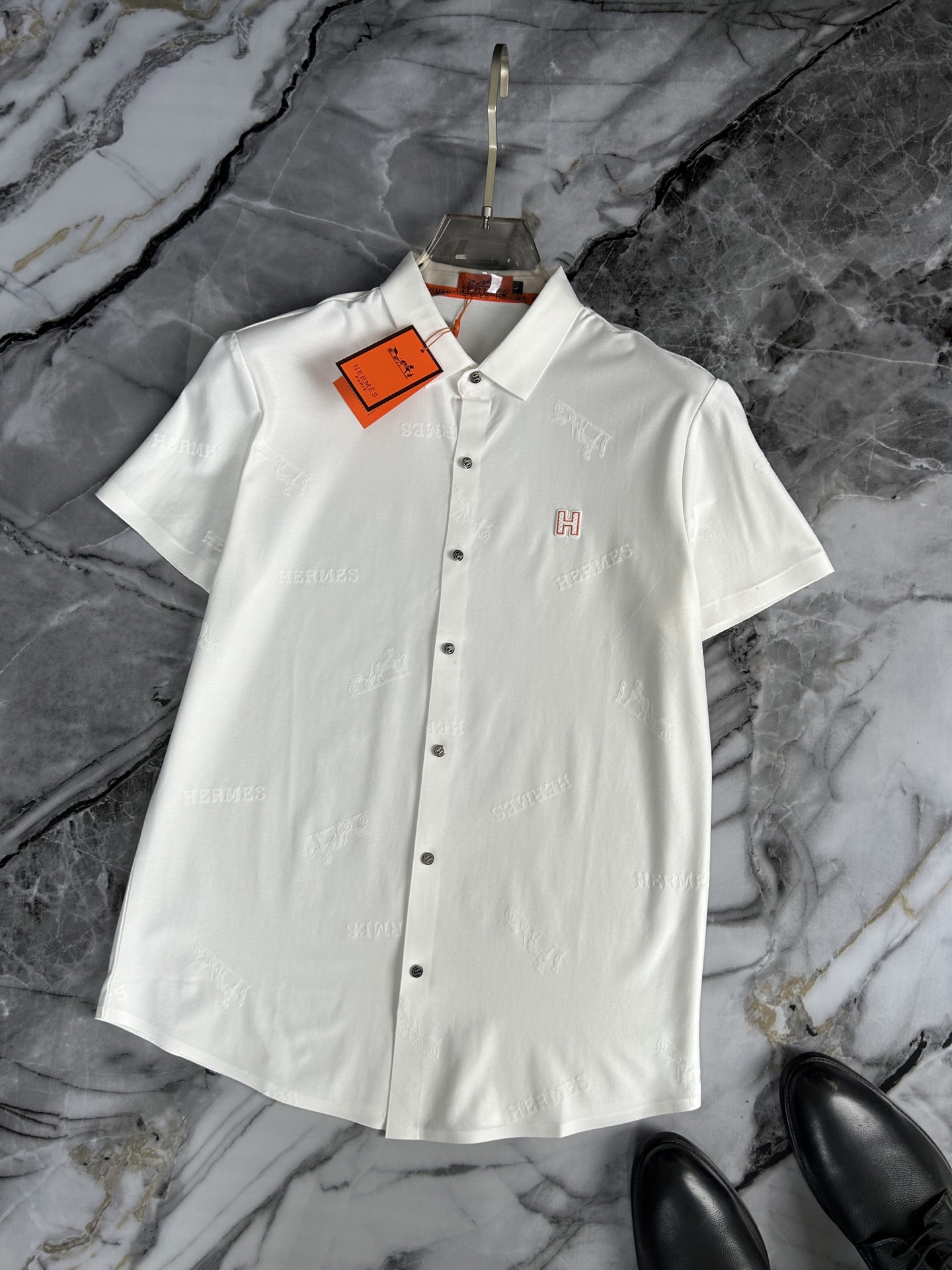 Cheap Hermes Polo T-Shirts for Men in 211864, $30 USD- [IB211864] - Replica Hermes Polo T-Shirts for Men