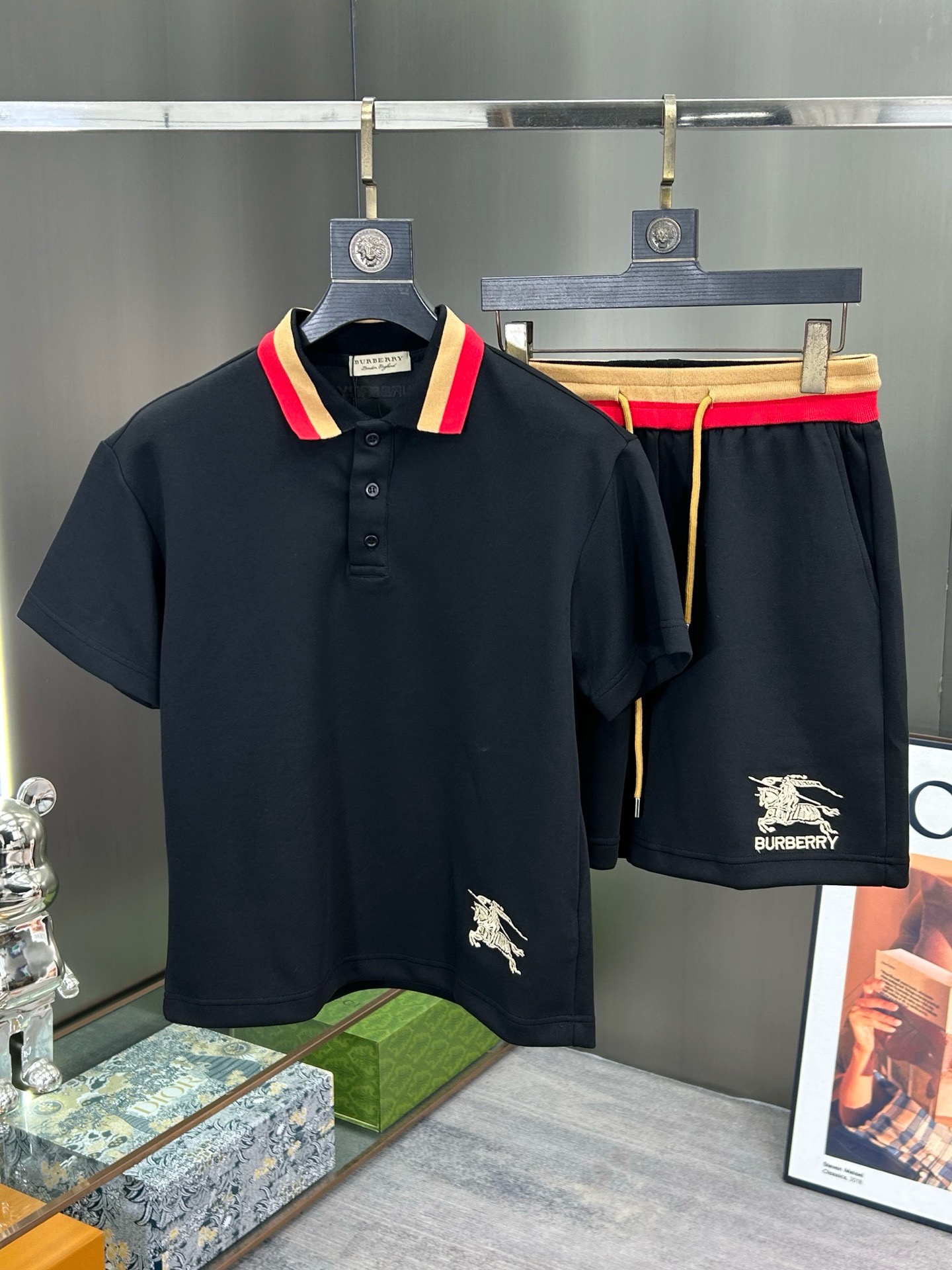 Cheap Burberry Short Tracksuits For Men in 211868, $55 USD- [IB211868] - Replica Burberry Short Tracksuits For Men