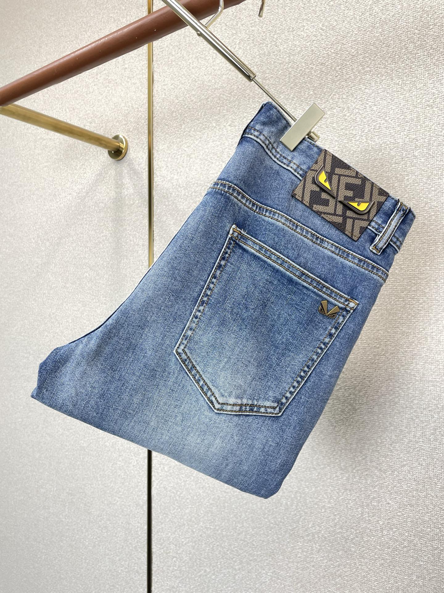 Cheap FENDI Jeans for Men in 211872, $50 USD- [IB211872] - Replica Fendi Jeans for Men