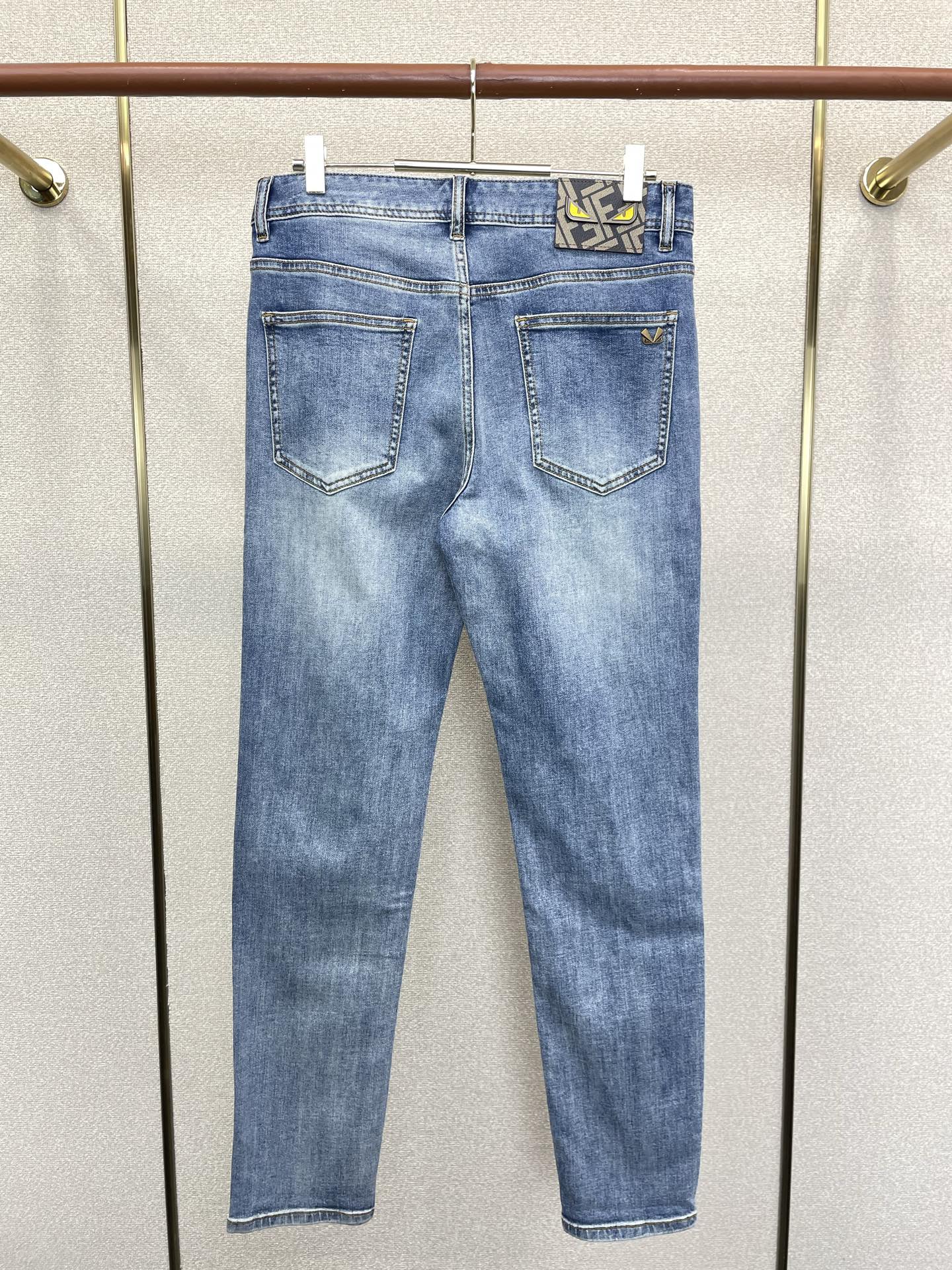 Cheap FENDI Jeans for Men in 211872, $50 USD- [IB211872] - Replica Fendi Jeans for Men