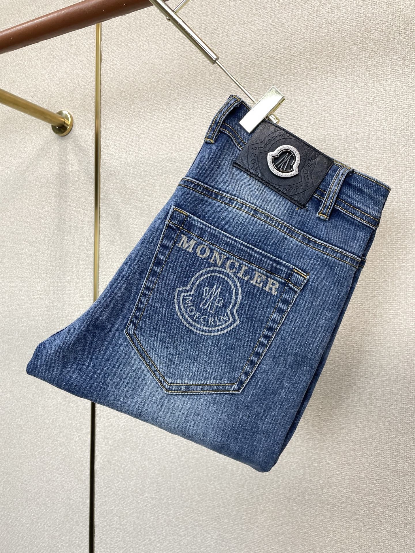 Cheap Moncler Jeans For Men in 211873, $50 USD- [IB211873] - Replica moncle Jeans