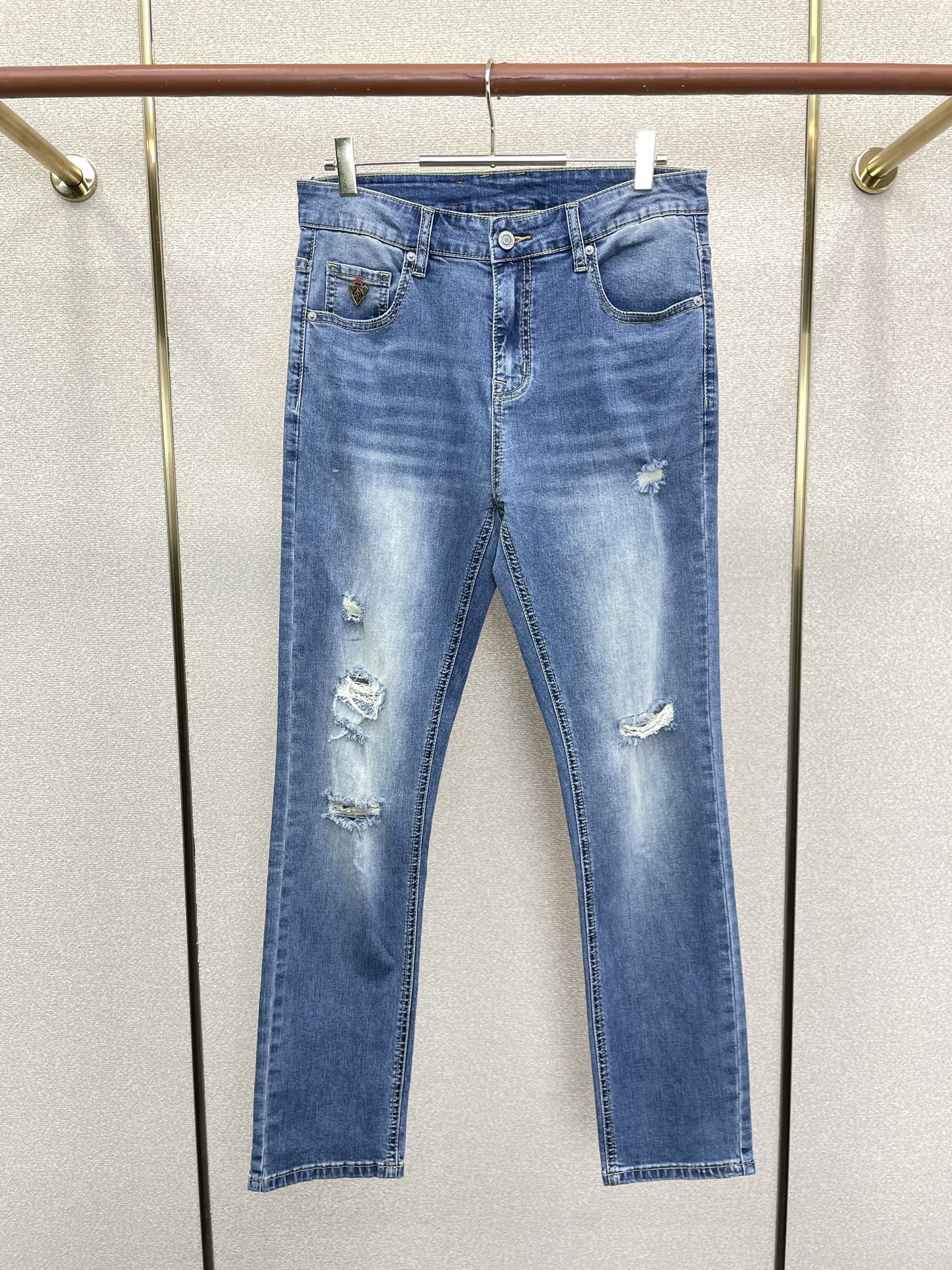 Cheap Gucci Jeans for Men in 211874, $50 USD- [IB211874] - Replica Gucci Jeans for Men