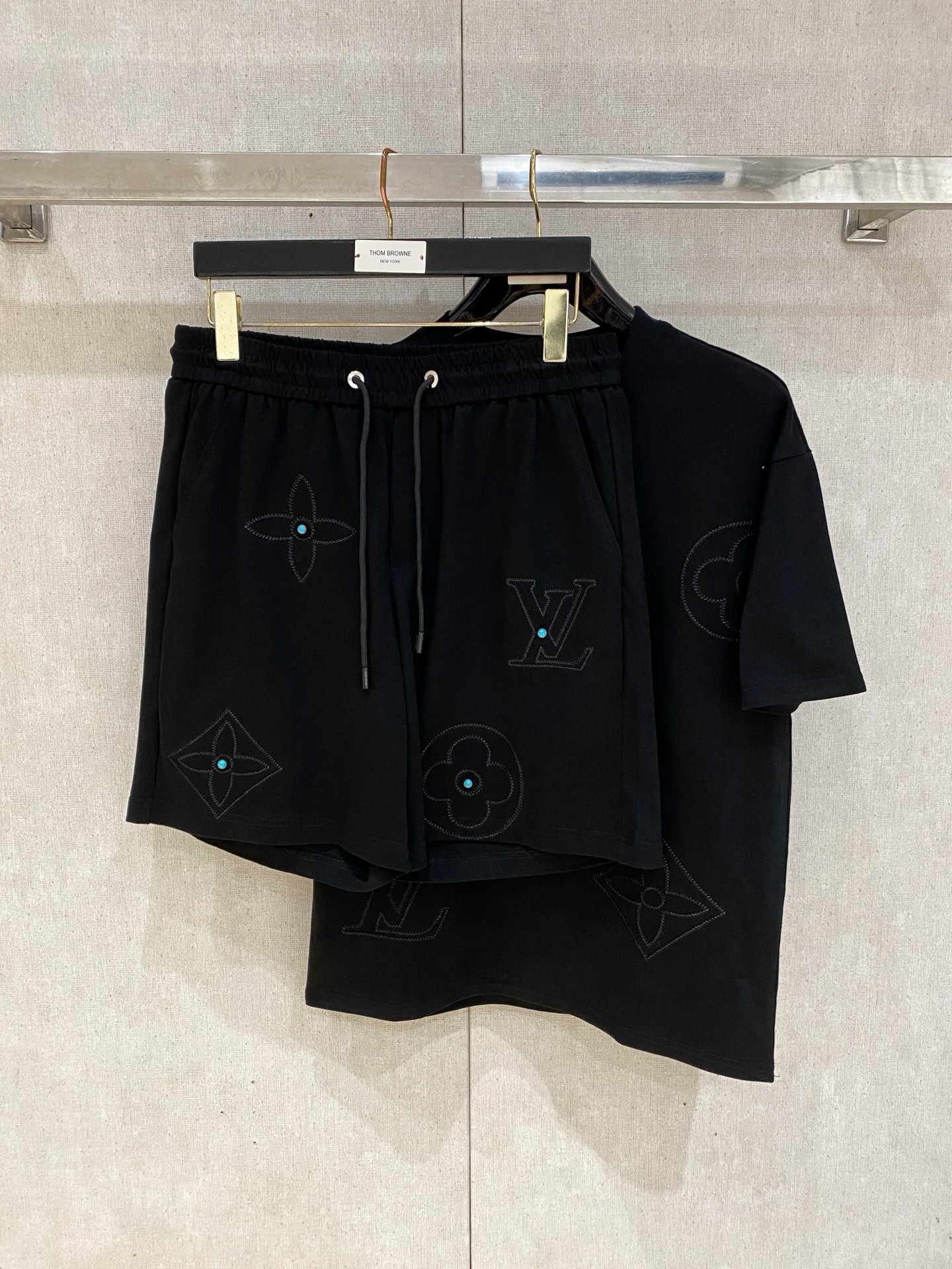 Cheap Louis Vuitton Short Tracksuits For Men in 211875, $55 USD- [IB211875] - Replica Louis Vuitton Short Tracksuits For Men