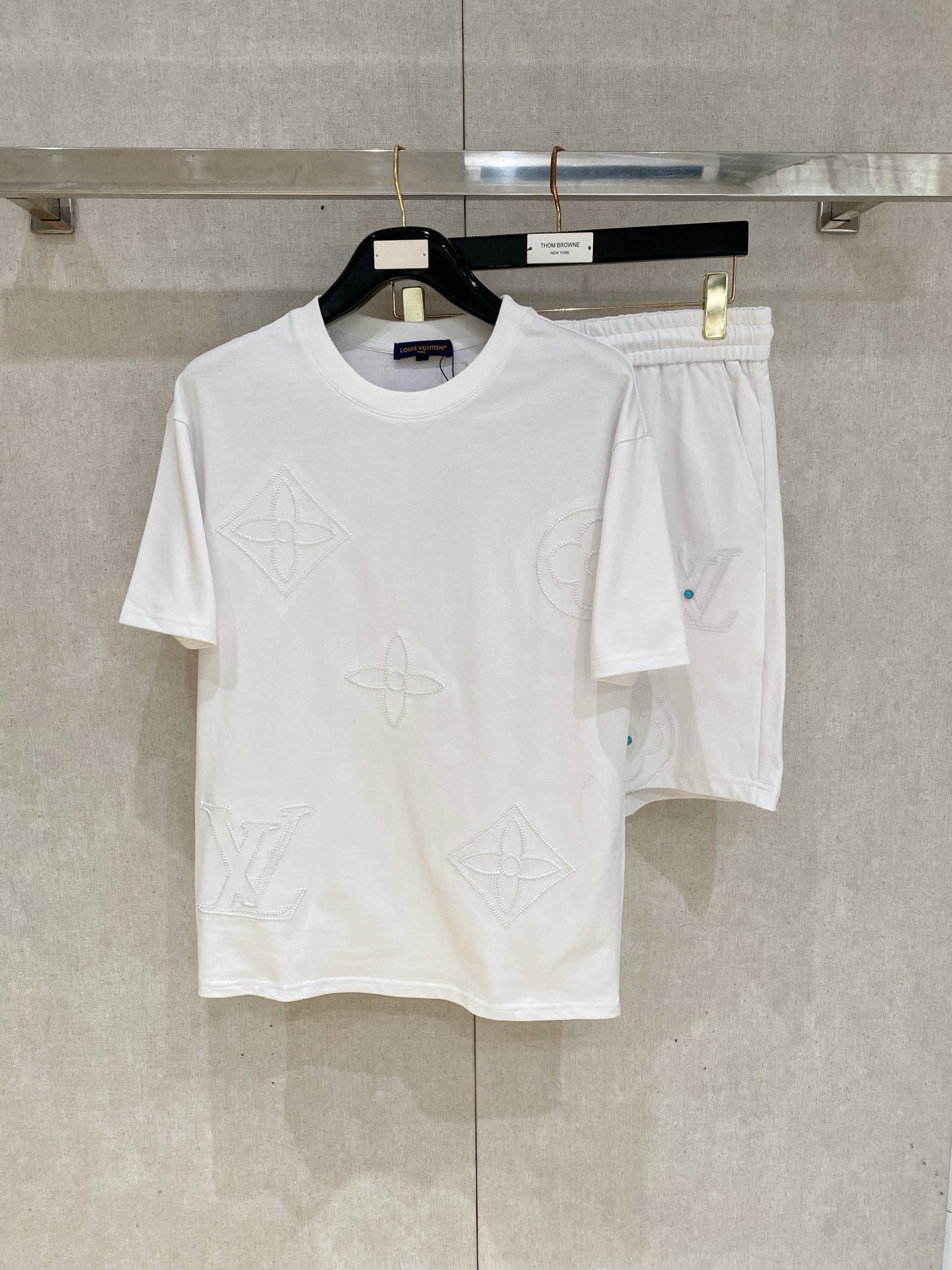 Cheap Louis Vuitton Short Tracksuits For Men in 211876, $55 USD- [IB211876] - Replica Louis Vuitton Short Tracksuits For Men