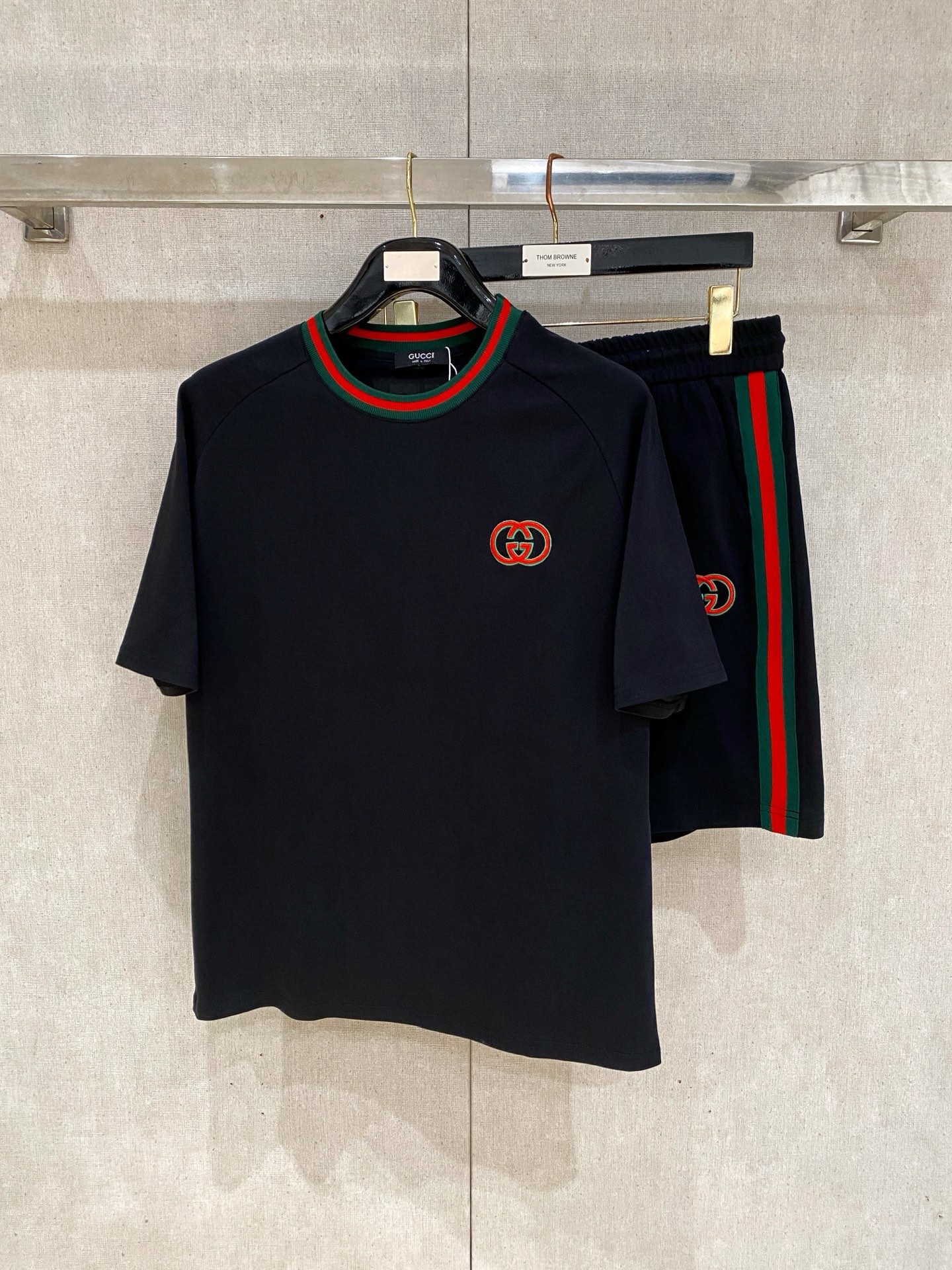 Cheap Gucci Short Tracksuits For Men in 211879, $55 USD- [IB211879] - Replica Gucci Short Tracksuits For Men
