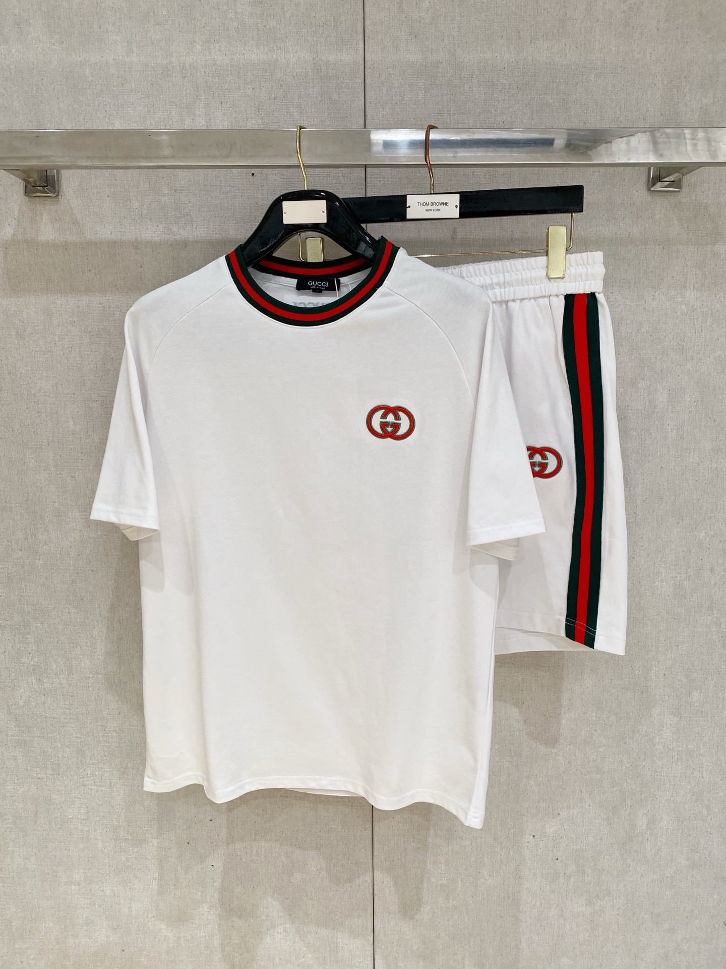 Cheap Gucci Short Tracksuits For Men in 211880, $55 USD- [IB211880] - Replica Gucci Short Tracksuits For Men