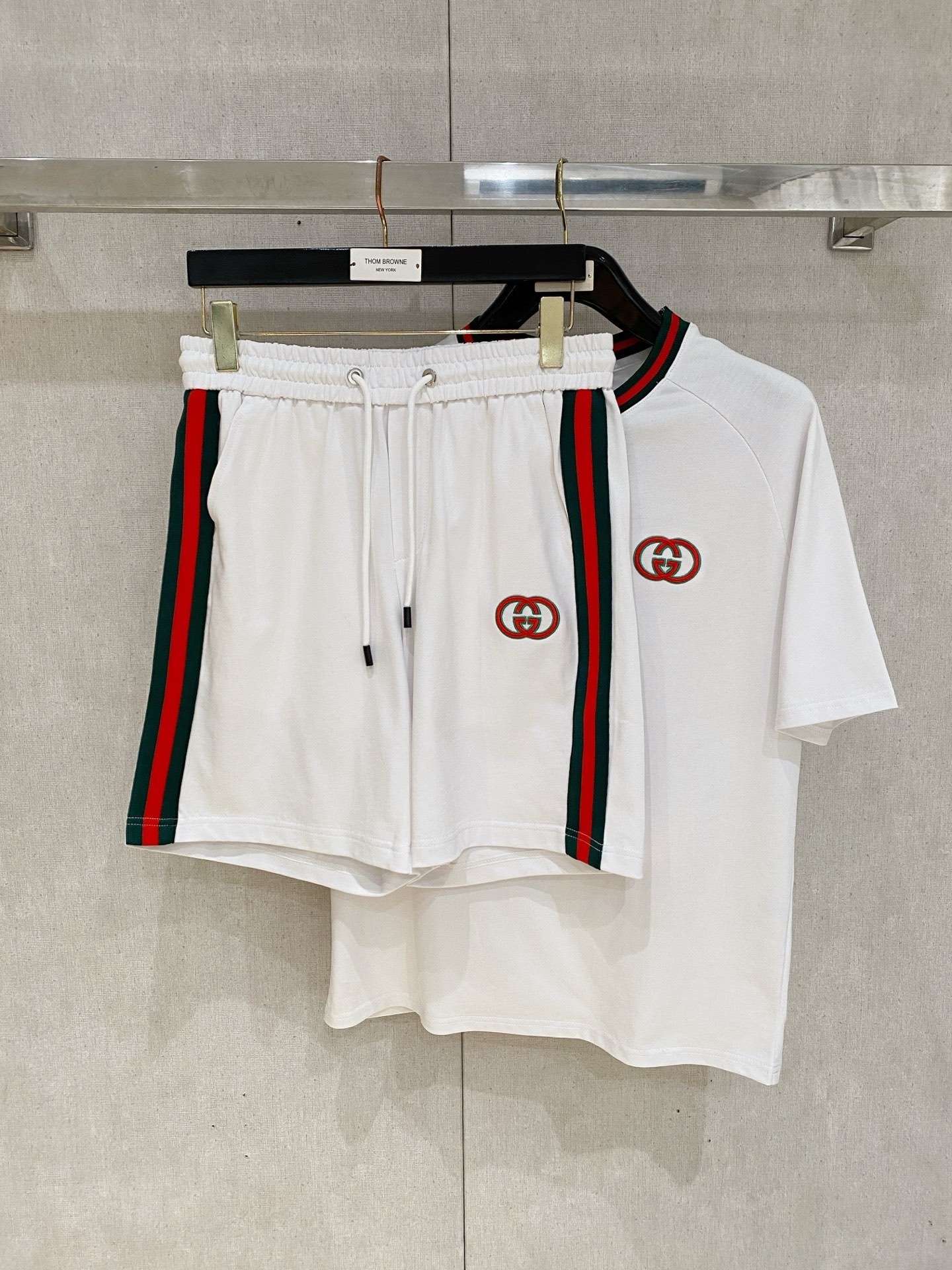Cheap Gucci Short Tracksuits For Men in 211880, $55 USD- [IB211880] - Replica Gucci Short Tracksuits For Men