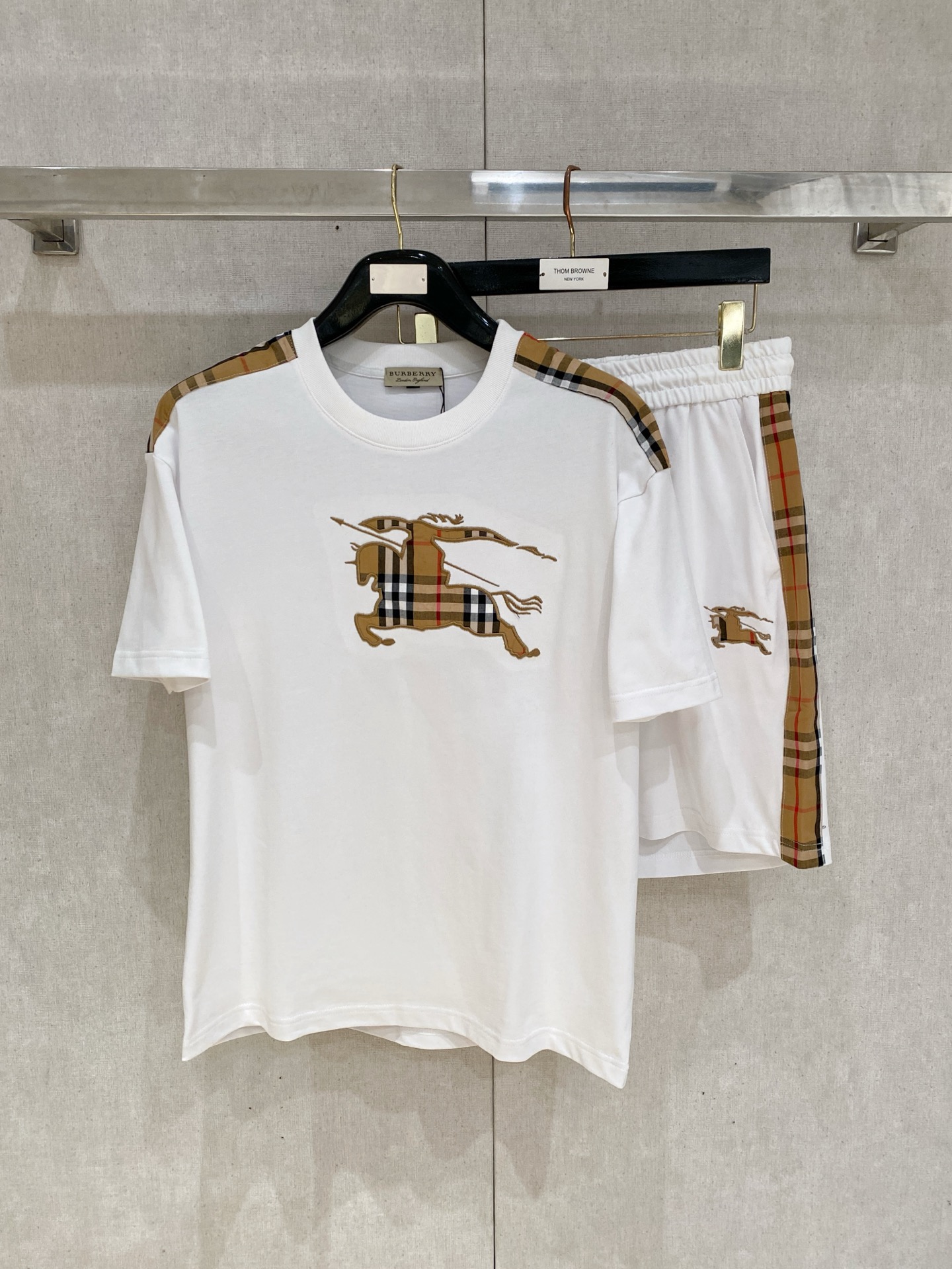 Cheap Burberry Short Tracksuits For Men in 211882, $55 USD- [IB211882] - Replica Burberry Short Tracksuits For Men