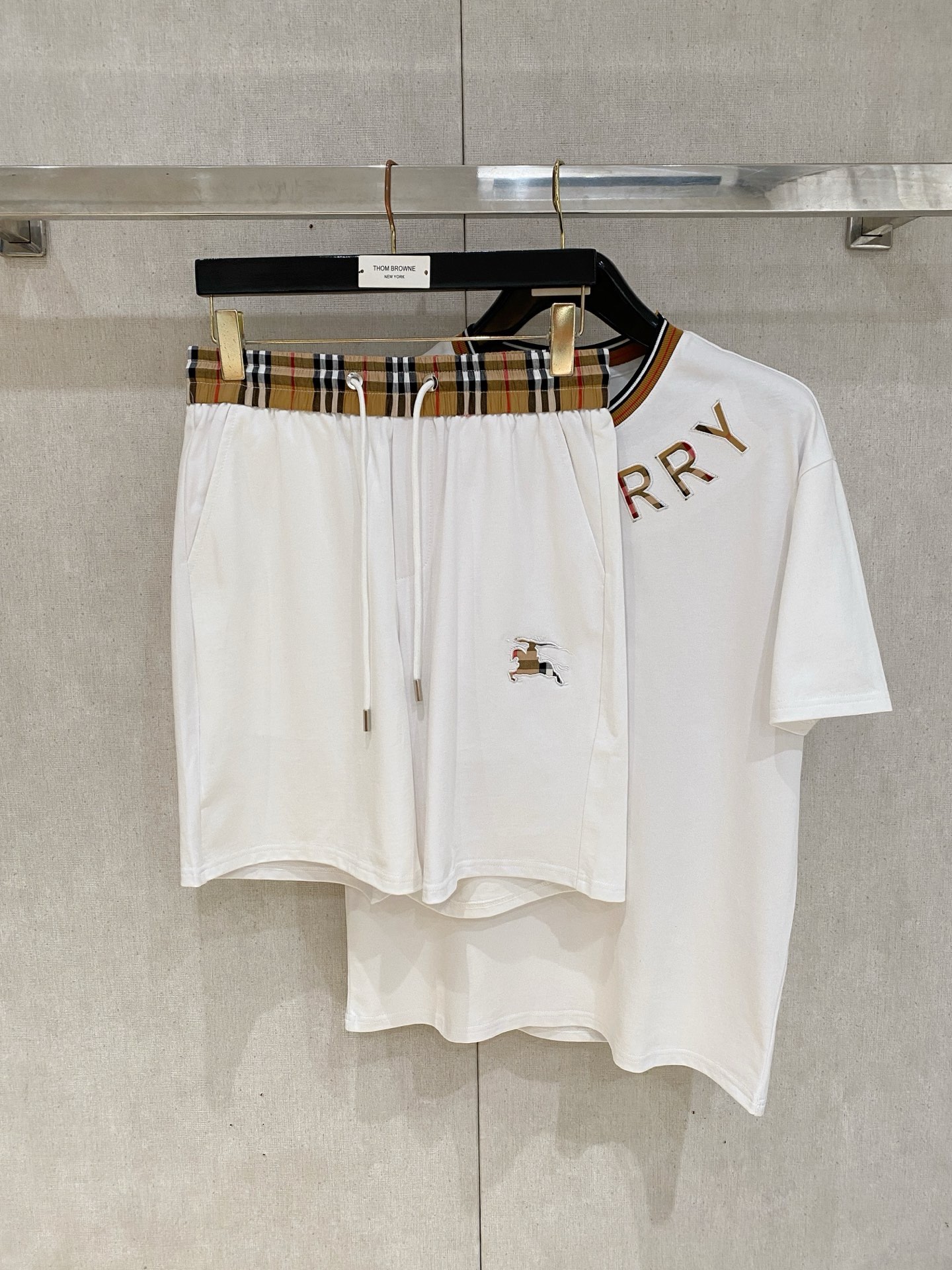 Cheap Burberry Short Tracksuits For Men in 211886, $55 USD- [IB211886] - Replica Burberry Short Tracksuits For Men