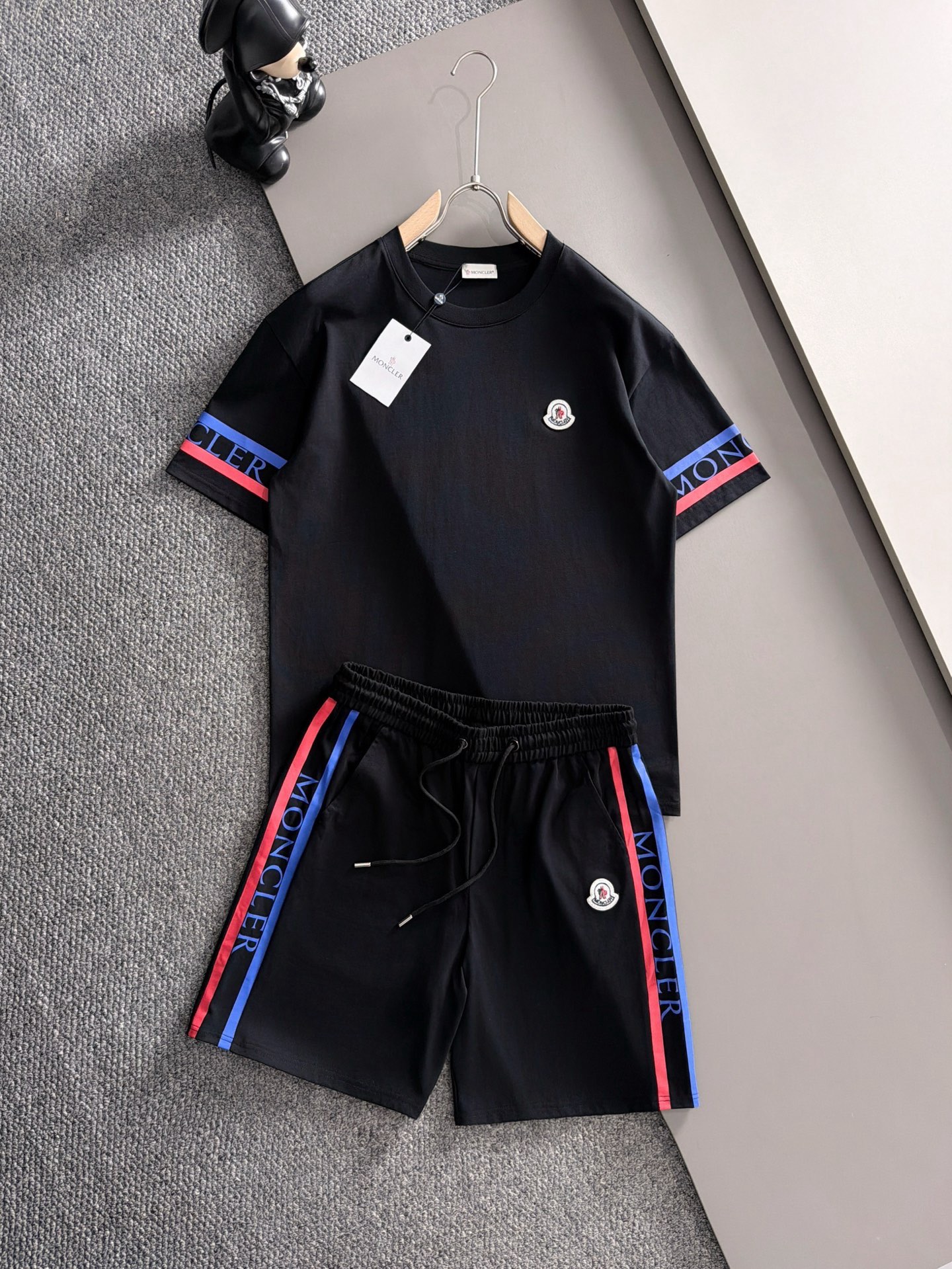 Cheap Moncler Short Tracksuits For Men in 211902, $55 USD- [IB211902] - Replica Moncler Short Tracksuits For Men
