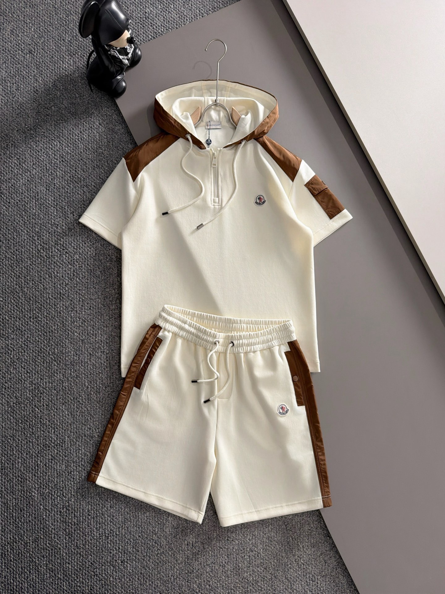 Cheap Moncler Short Tracksuits For Men in 211904, $55 USD- [IB211904] - Replica Moncler Short Tracksuits For Men
