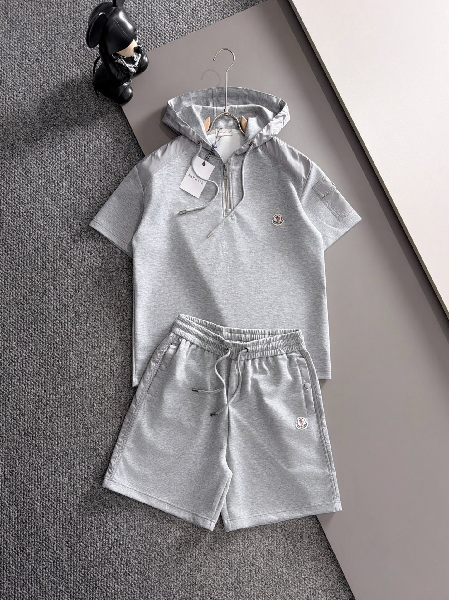 Cheap Moncler Short Tracksuits For Men in 211906, $55 USD- [IB211906] - Replica Moncler Short Tracksuits For Men