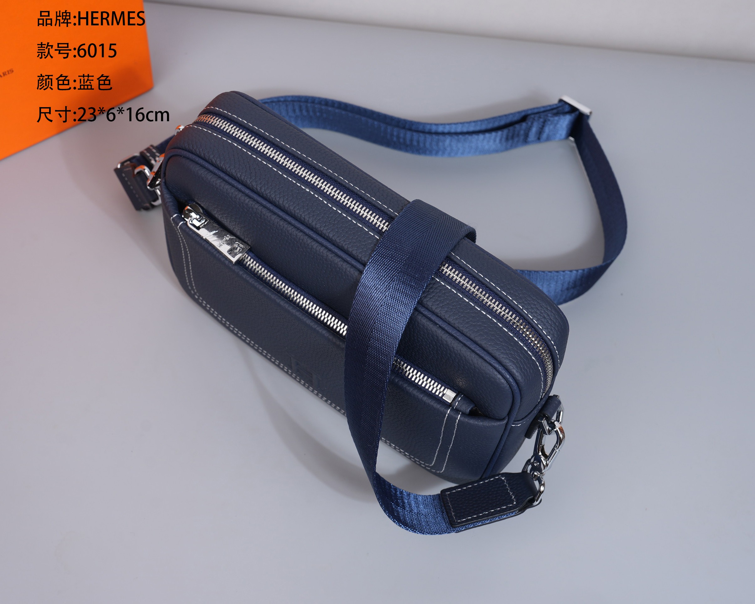Cheap New Arrivals Hermes AAA quality Crossbody Bags for Men in 211931, $80 USD- [IB211931] - Replica Hermes AAA+++ Bags For Men