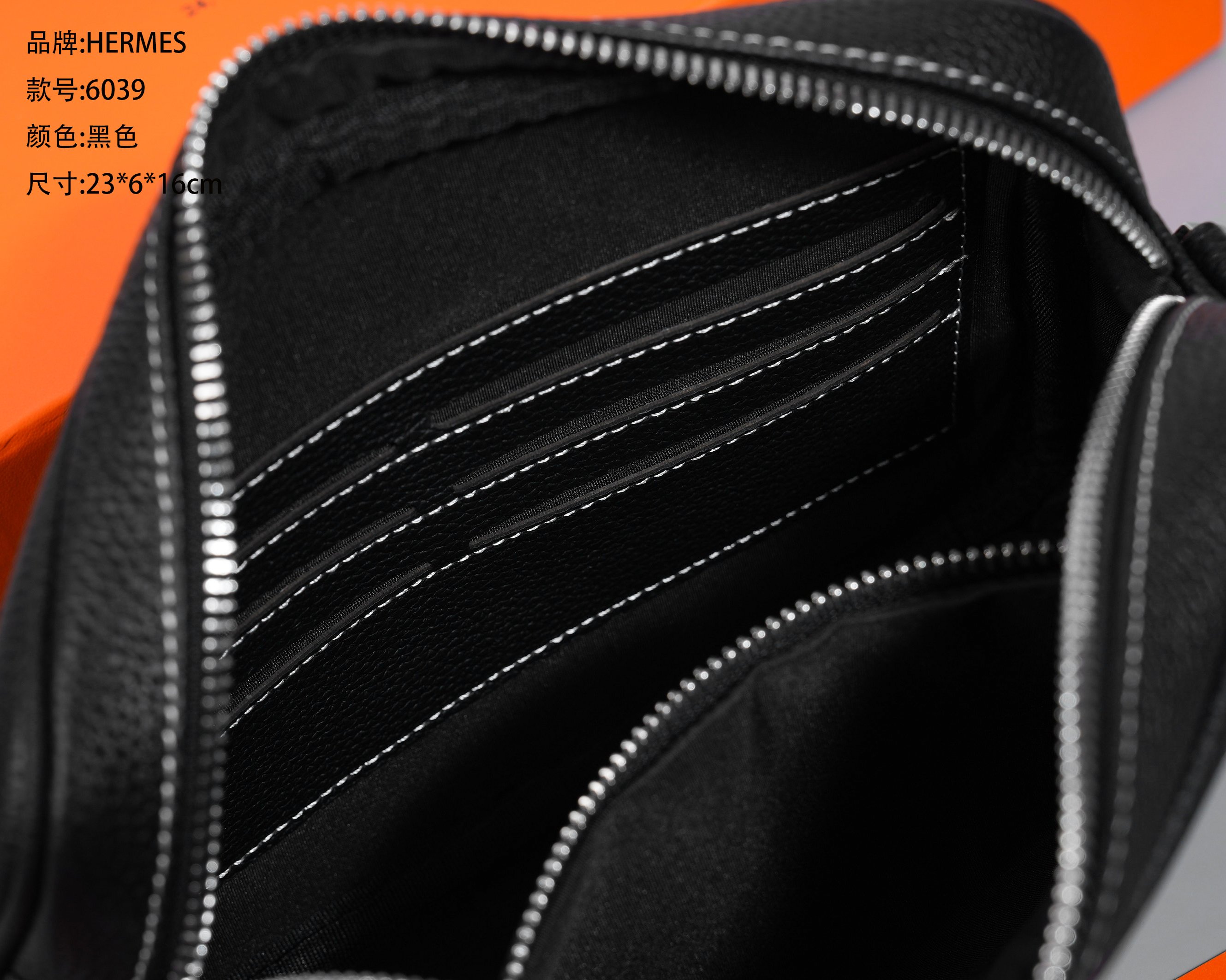 Cheap New Arrivals Hermes AAA quality Crossbody Bags for Men in 211933, $80 USD- [IB211933] - Replica Hermes AAA+++ Bags For Men