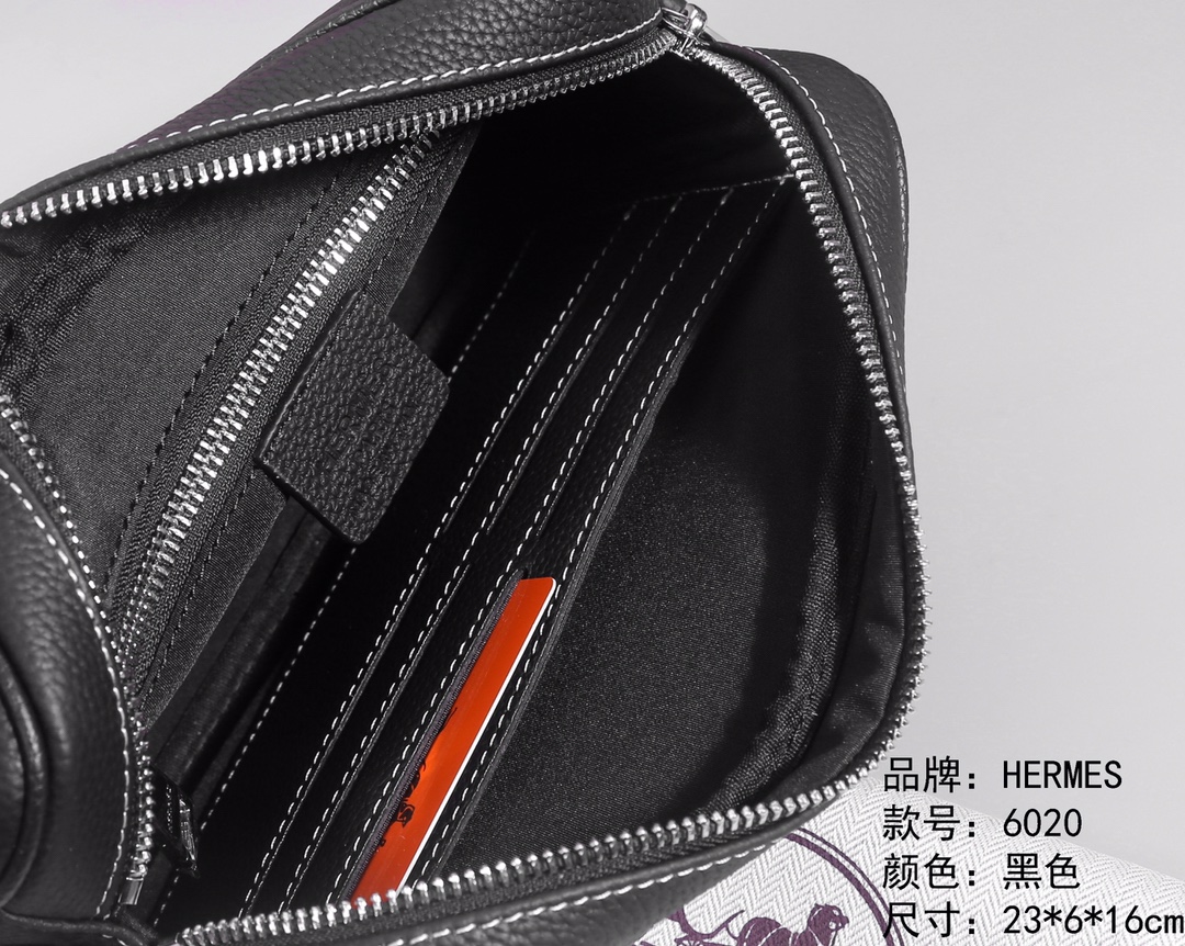 Cheap New Arrivals Hermes AAA quality Crossbody Bags for Men in 211934, $80 USD- [IB211934] - Replica Hermes AAA+++ Bags For Men